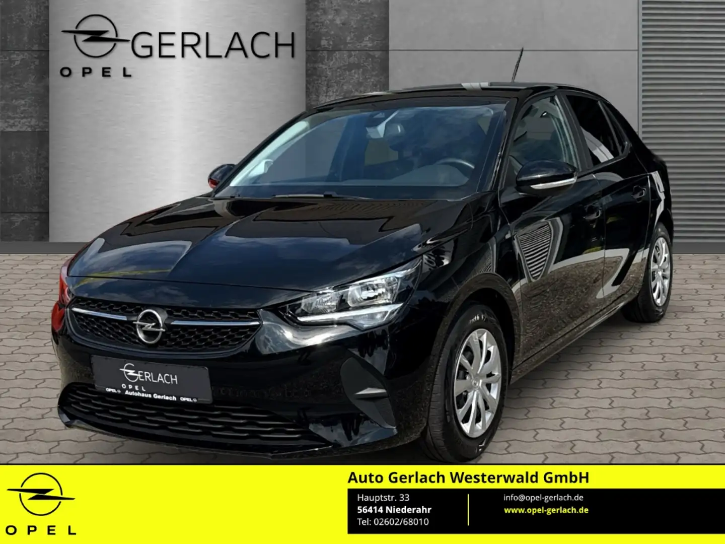 Opel Corsa F Edition 1.2 EU6d LED Apple CarPlay Android Auto Schwarz - 1