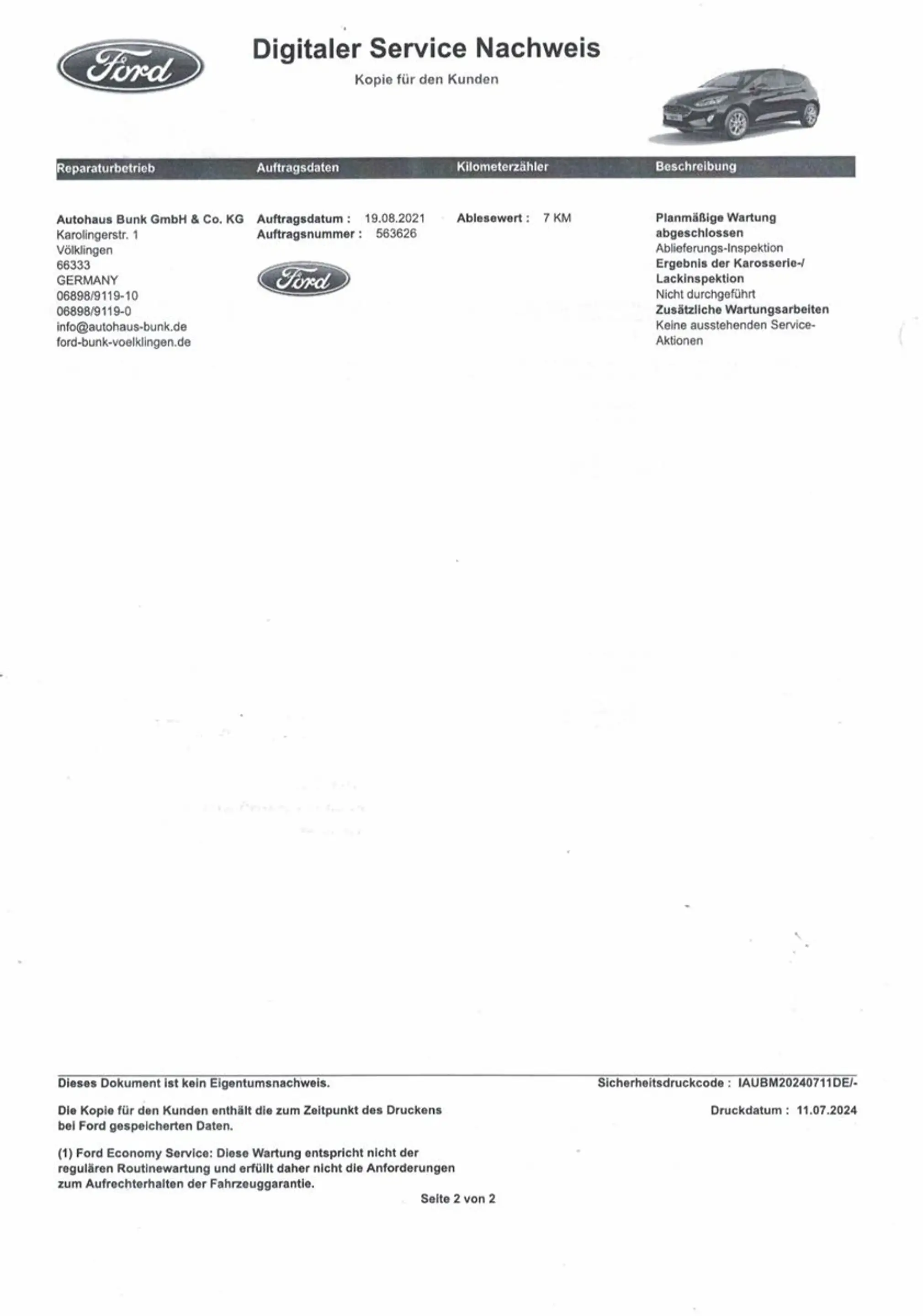 Ford Fiesta 1,0 Aut Navi B&O-Sound AHK SHZ BehWSS PDC — photo 11