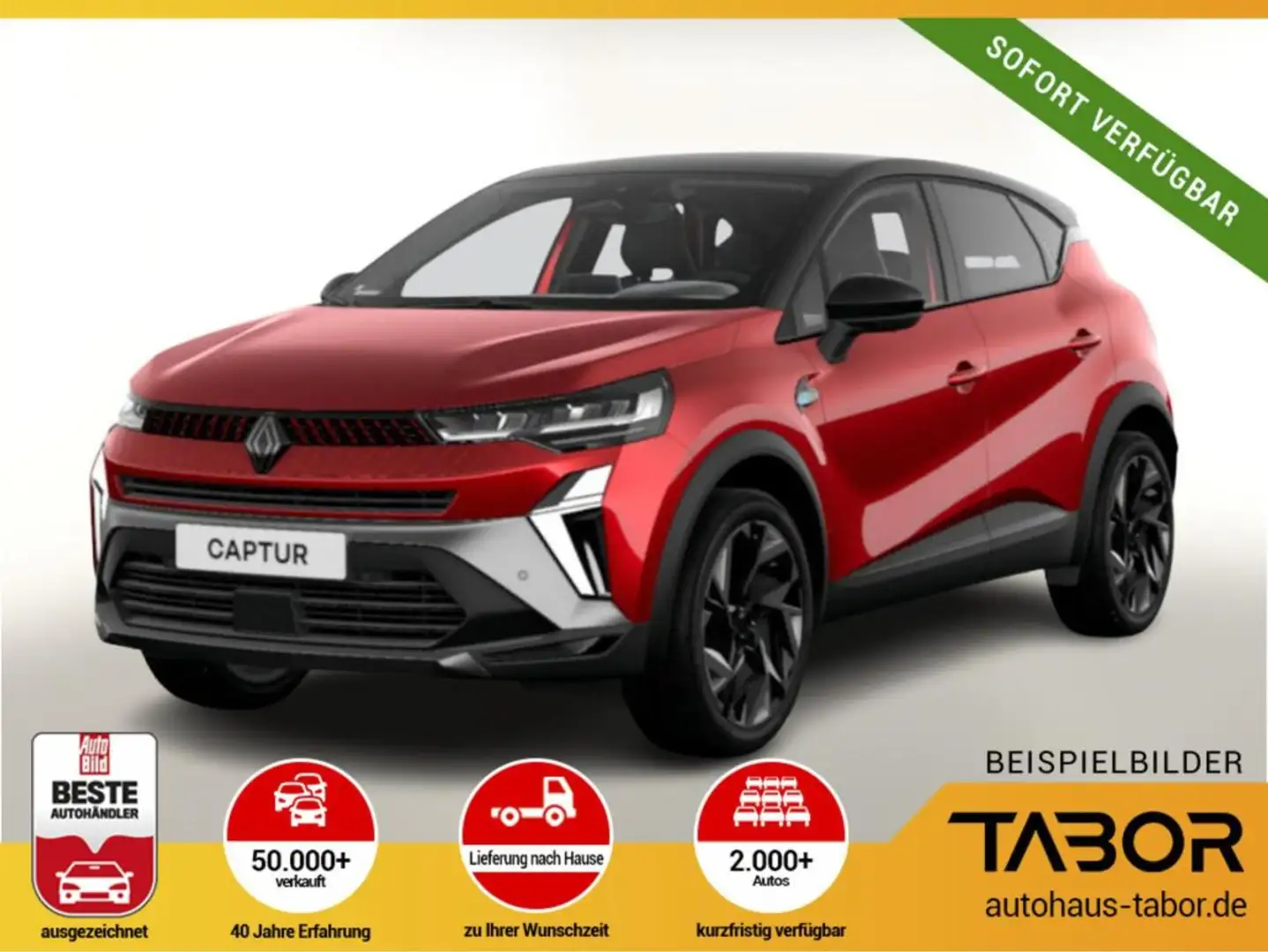 Renault Captur Esprit Alpine Mild Hybrid 160 EDC Rot - 1