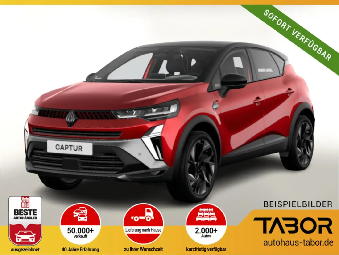 Renault Captur Esprit Alpine Mild Hybrid 160 EDC Rot - 2