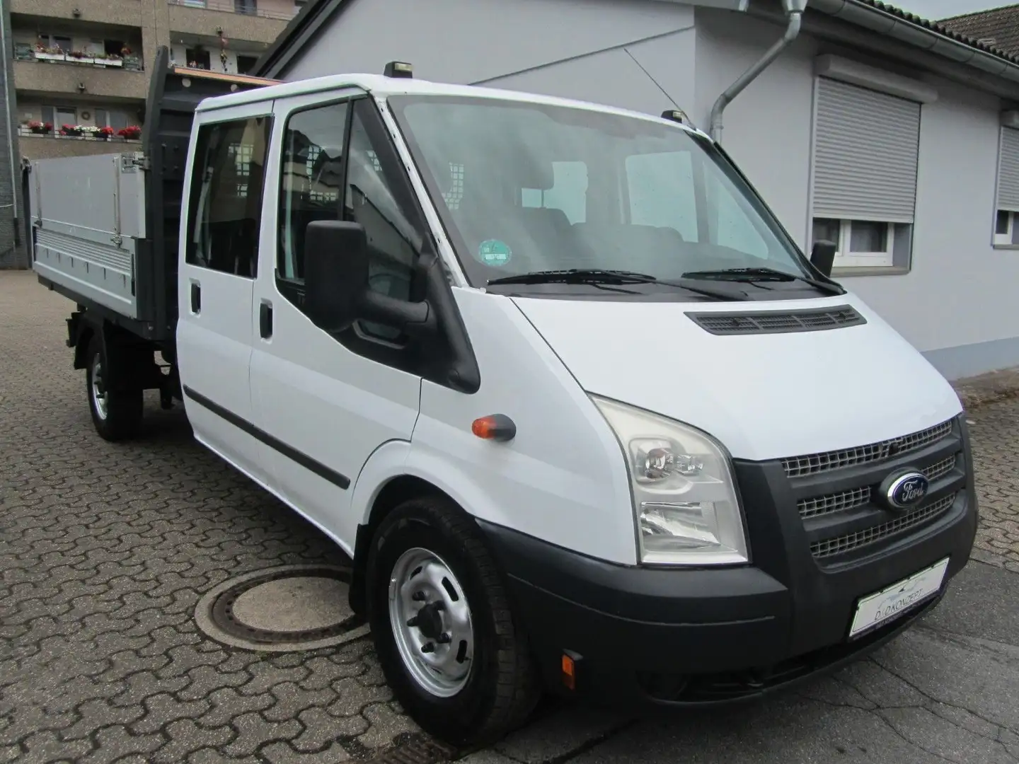 Ford Transit Pritsche FT 350 L DoKa*AHK 2.8 T* Wit - 1