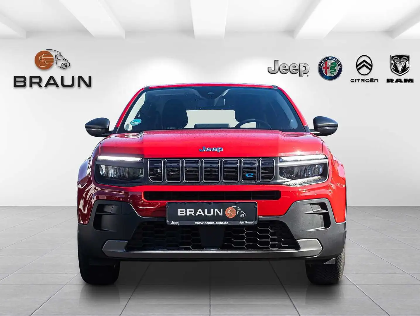 Jeep Avenger Elektro Longitude Navi Rood - 2