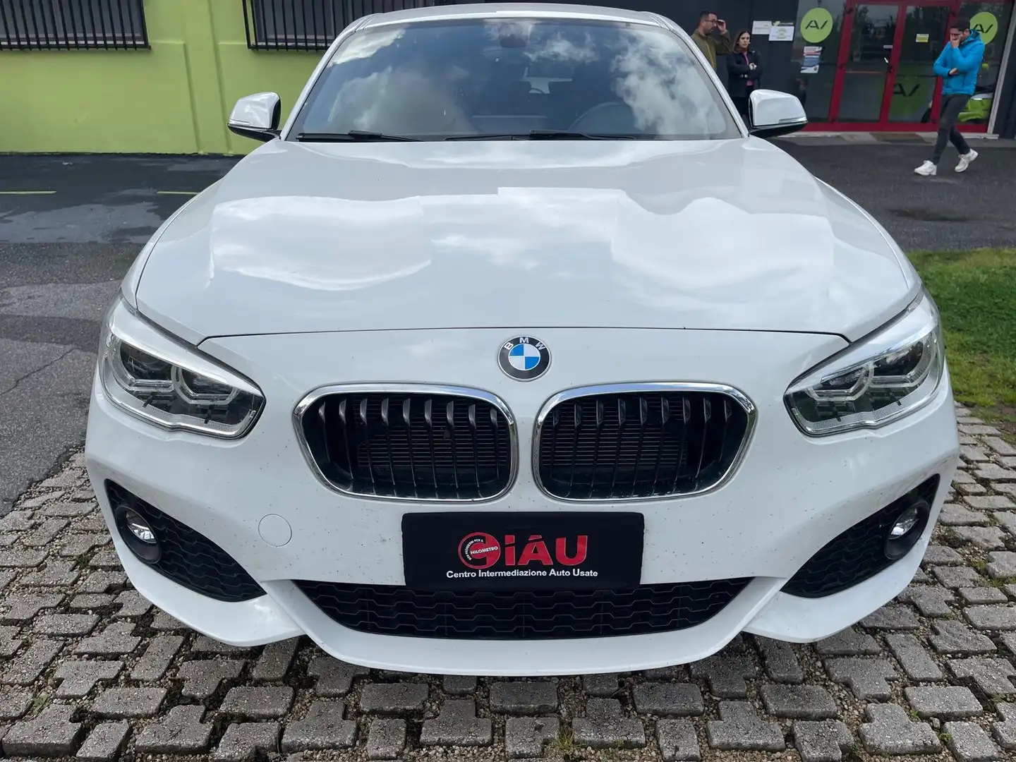 BMW 118 118d Msport 5p auto Bianco - 2