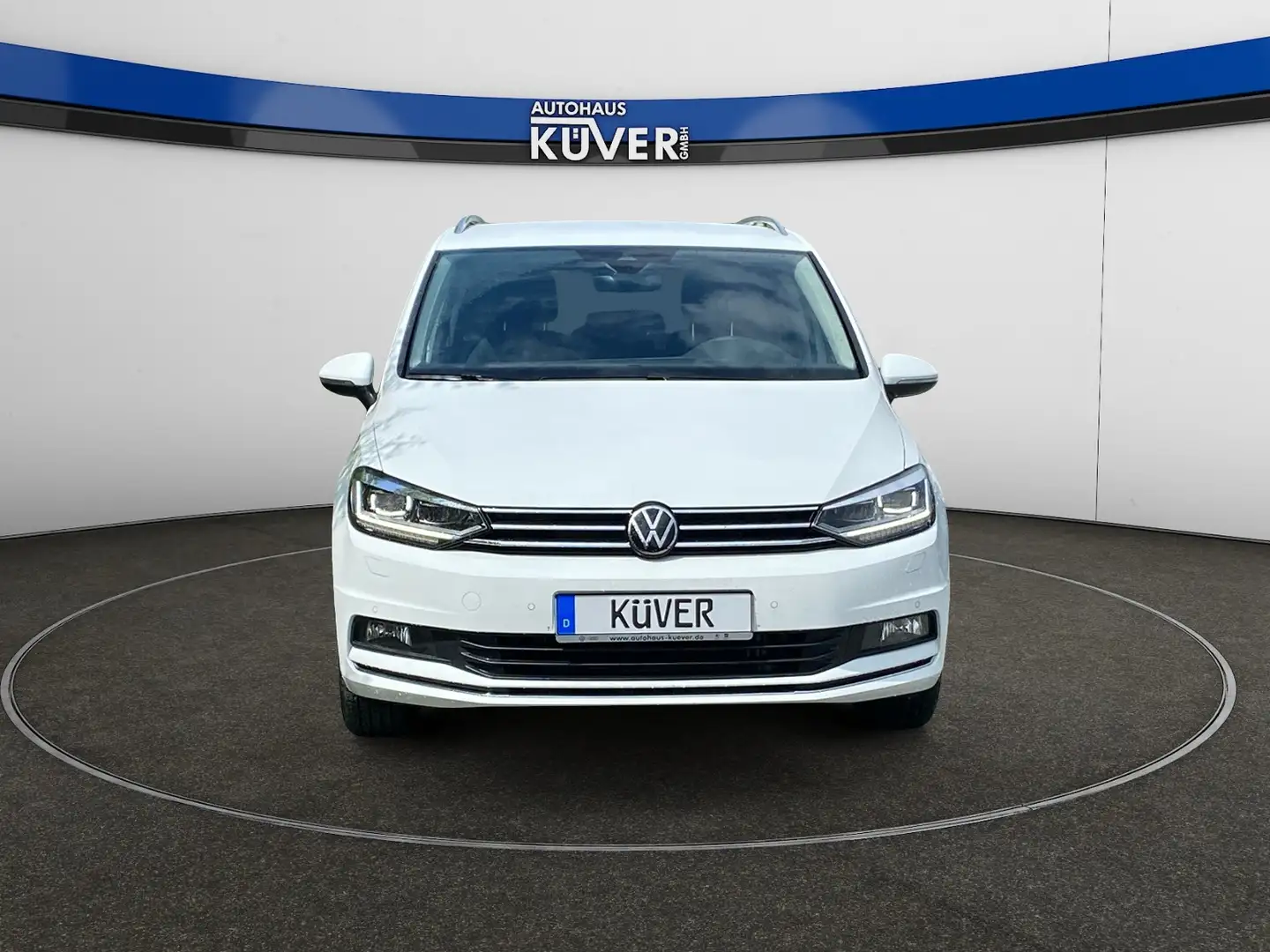Volkswagen Touran Highline 1,5 TSI DSG Navi+ACC+LED+Shzg. Weiß - 2