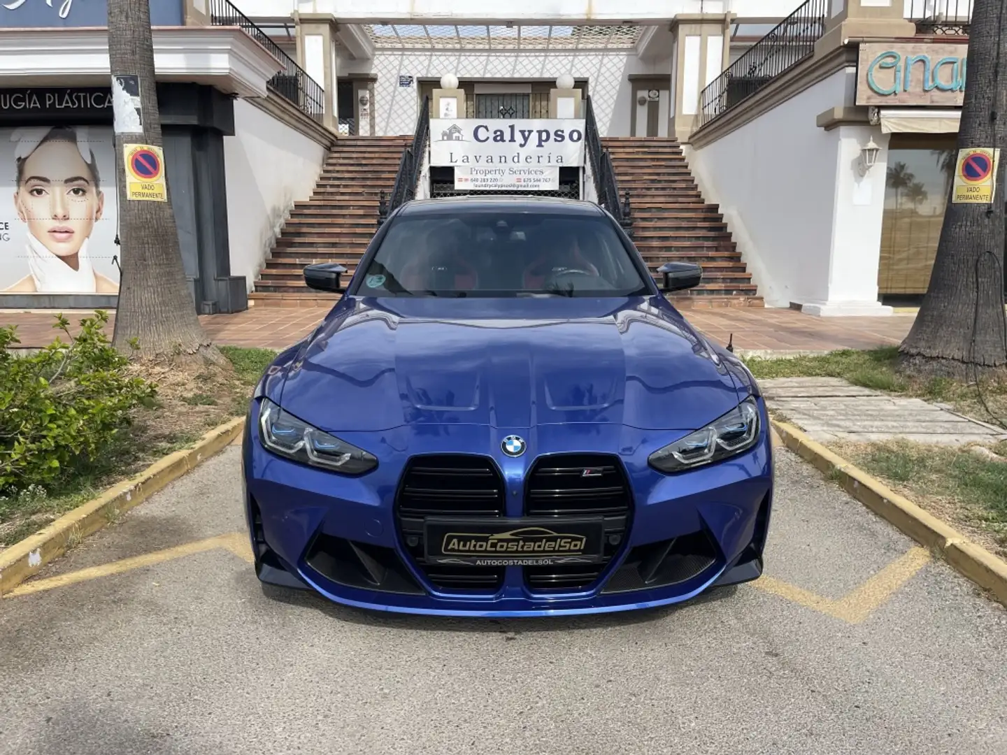 BMW M3 Competition Bleu - 1