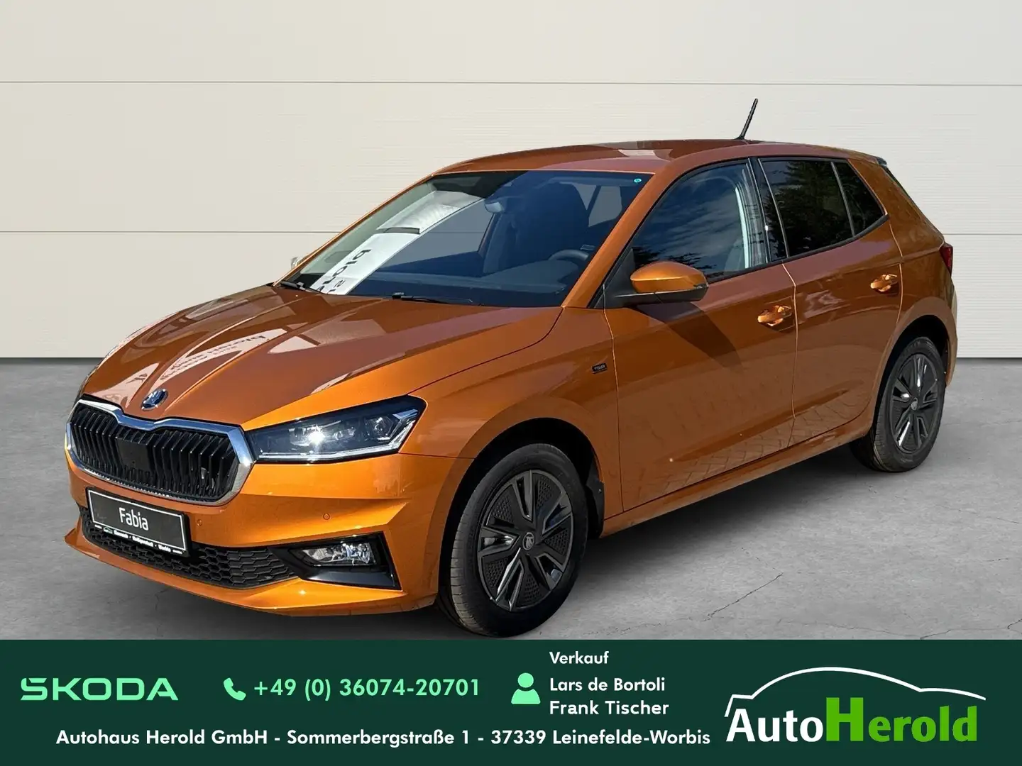 Skoda Fabia Tour 1,0 TSI 85 kW+DSG*PV 5.020,-€* Orange - 1
