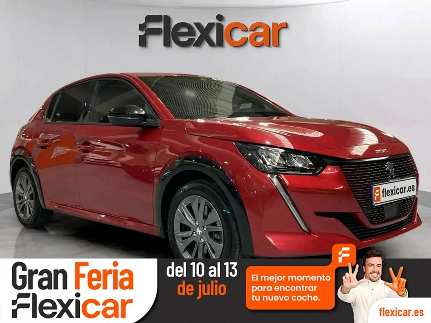Peugeot 208 Allure Pack Eléctrico 100kW Rojo - 1