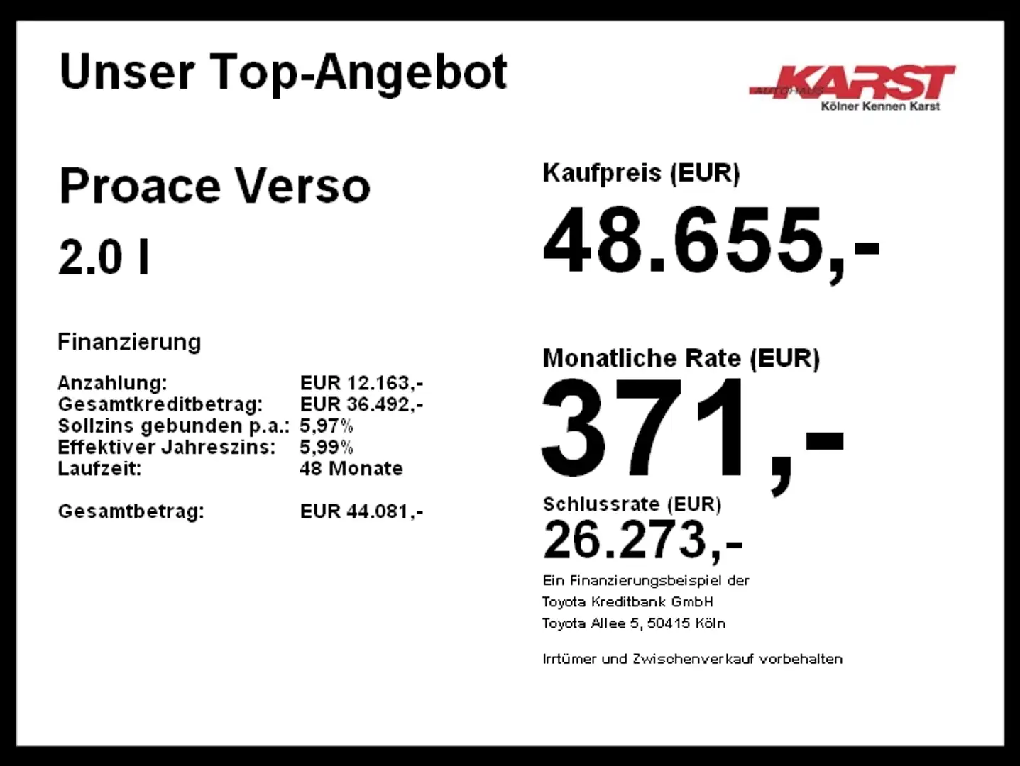 Toyota Proace Verso 2.0 l D. 177 PS Leder Pano PDC v+h Grijs - 2
