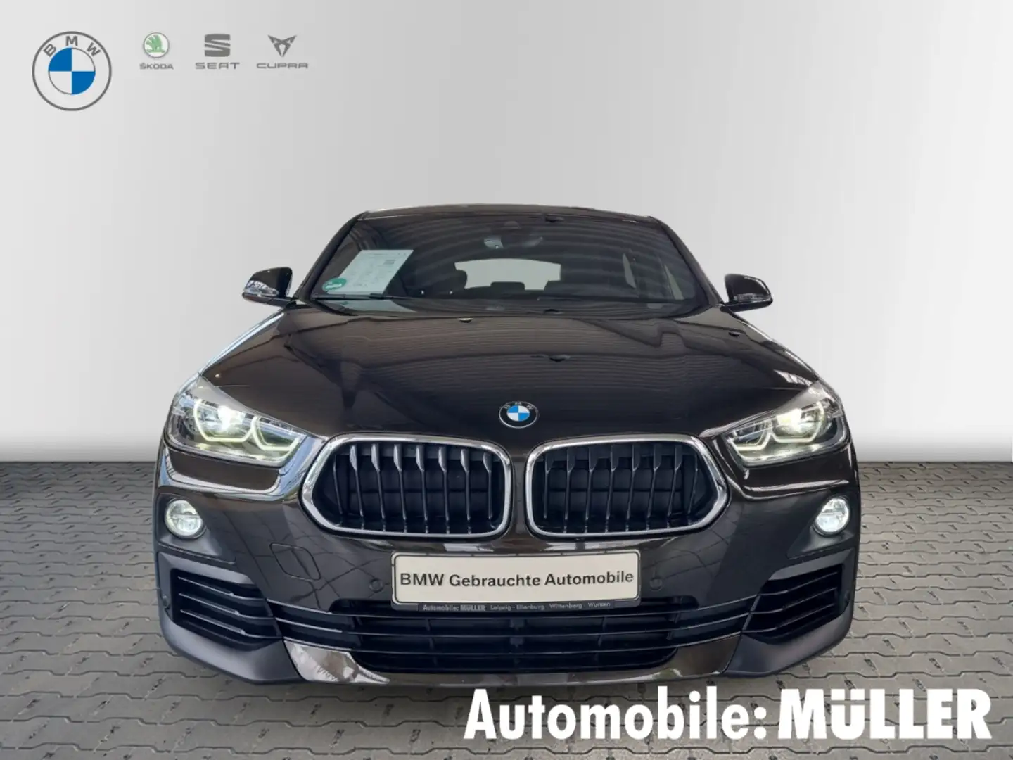 BMW X2 Advantage Plus AHK-abnehmbar Navi LED El. Heckklap Braun - 2