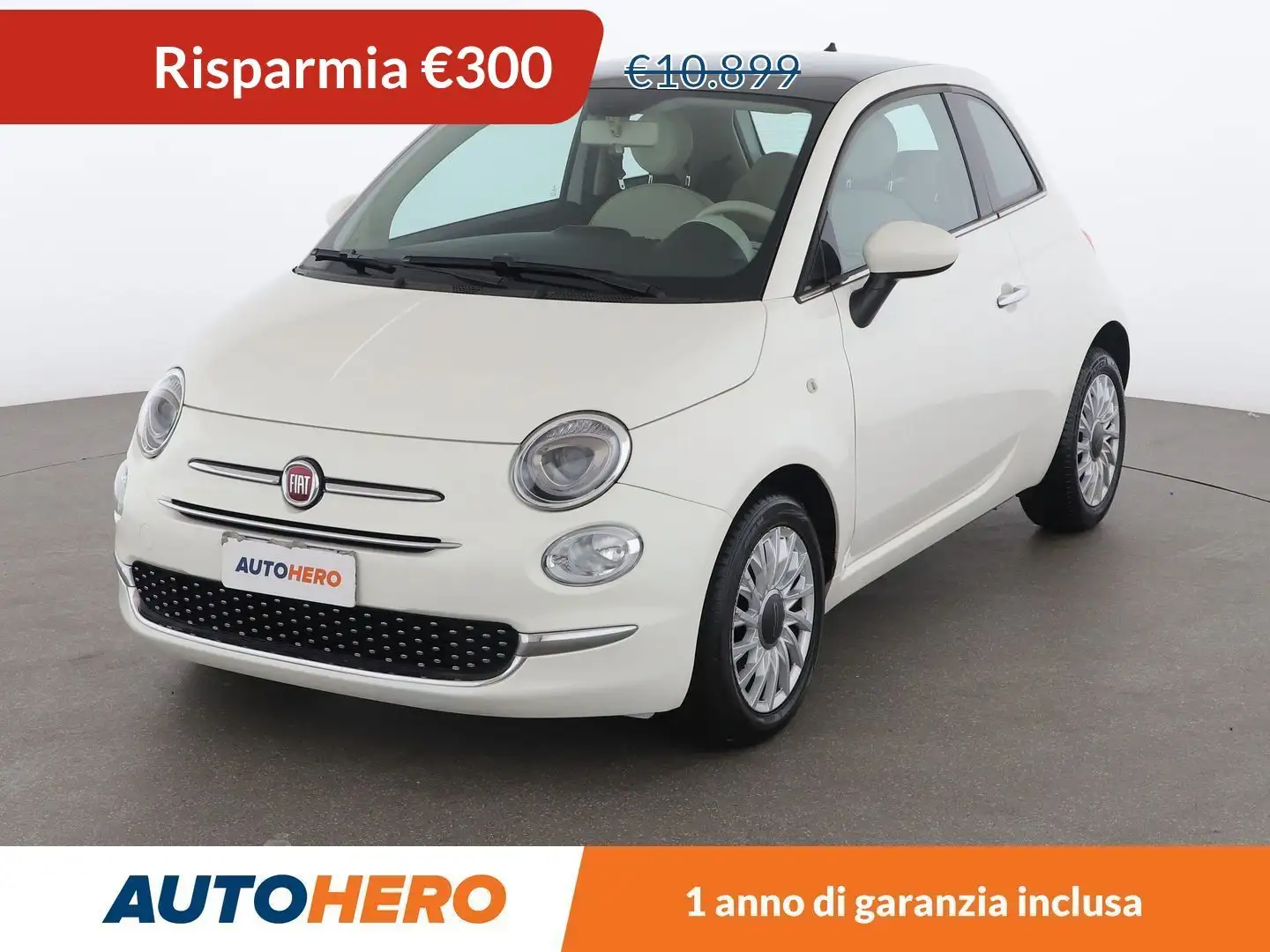 Fiat 500 1.2 Lounge Alb - 1