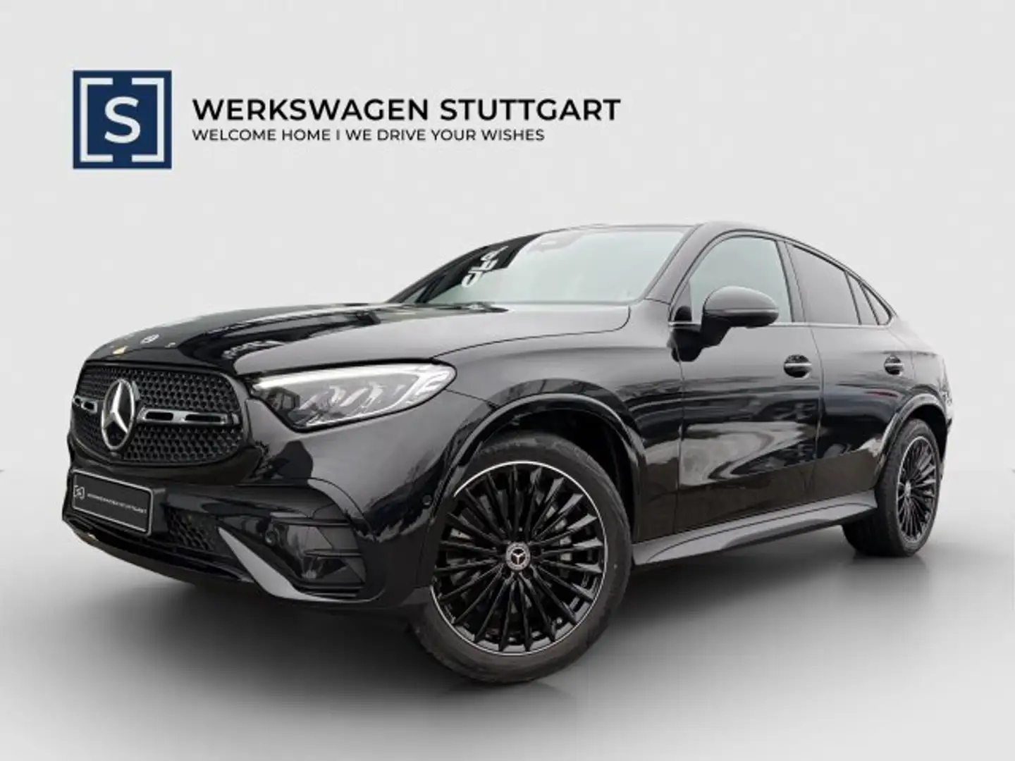 Mercedes-Benz GLC 200 GLC 200 4M Coupé AMG Night 20'' Dist AHK Kam LED Schwarz - 1