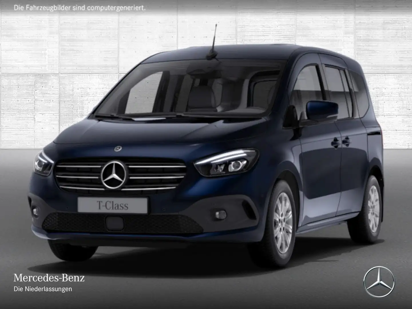 Mercedes-Benz T-Class T 180 EDITION+PROGRESSIVE+Klimaautom+Navi+PTS+DAB Blau - 2