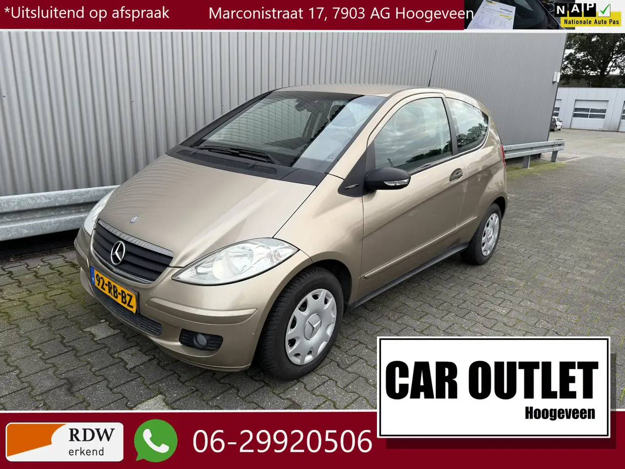 Mercedes-Benz A 150 Classic 81Dkm NAP! Airco, Nw APK --Inruil Mogelijk — photo 1 of 21