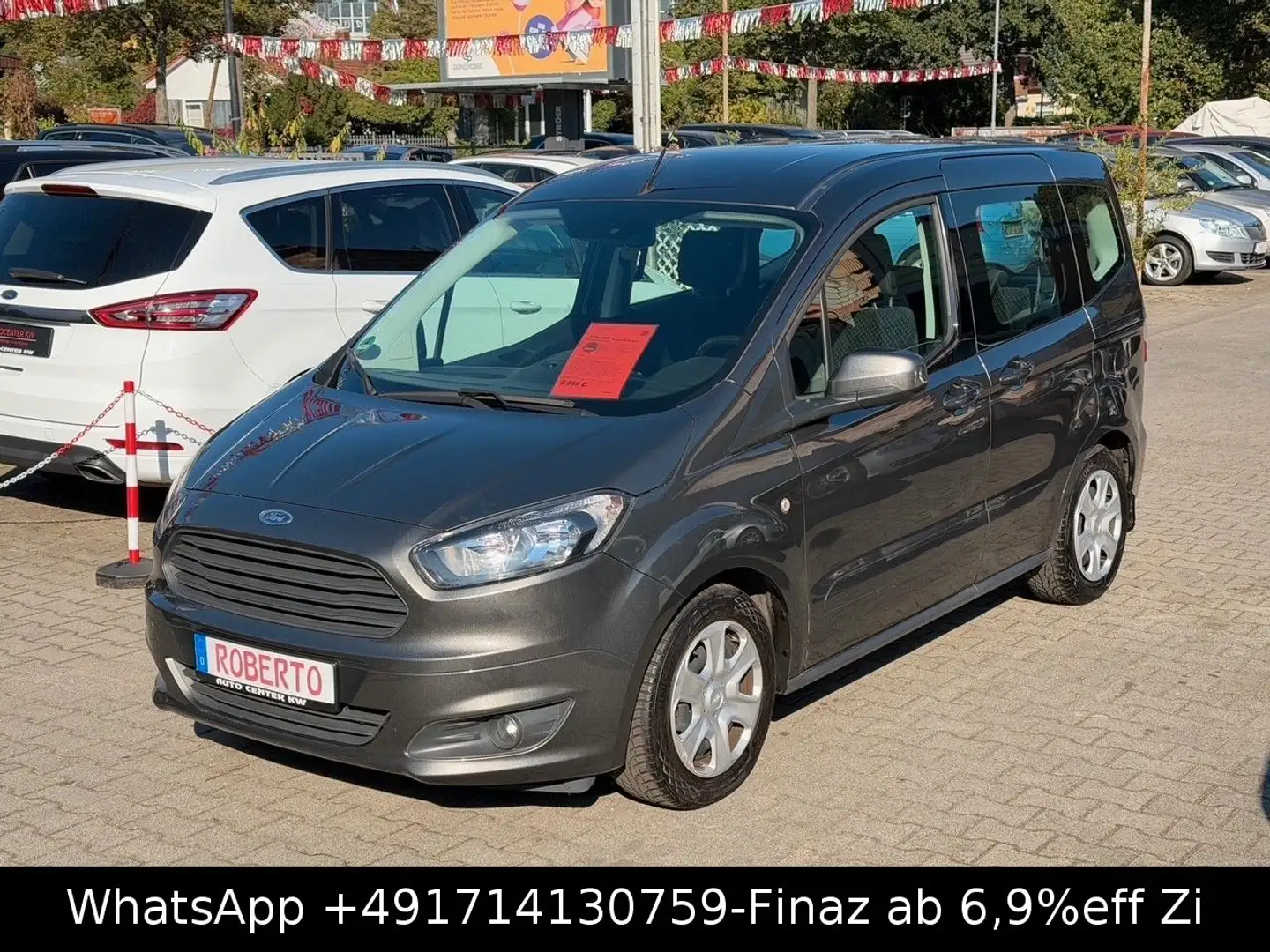 Ford Tourneo Courier Trend-KLIMA-TEMP-SHZG-AHK-MFL- Grau - 1