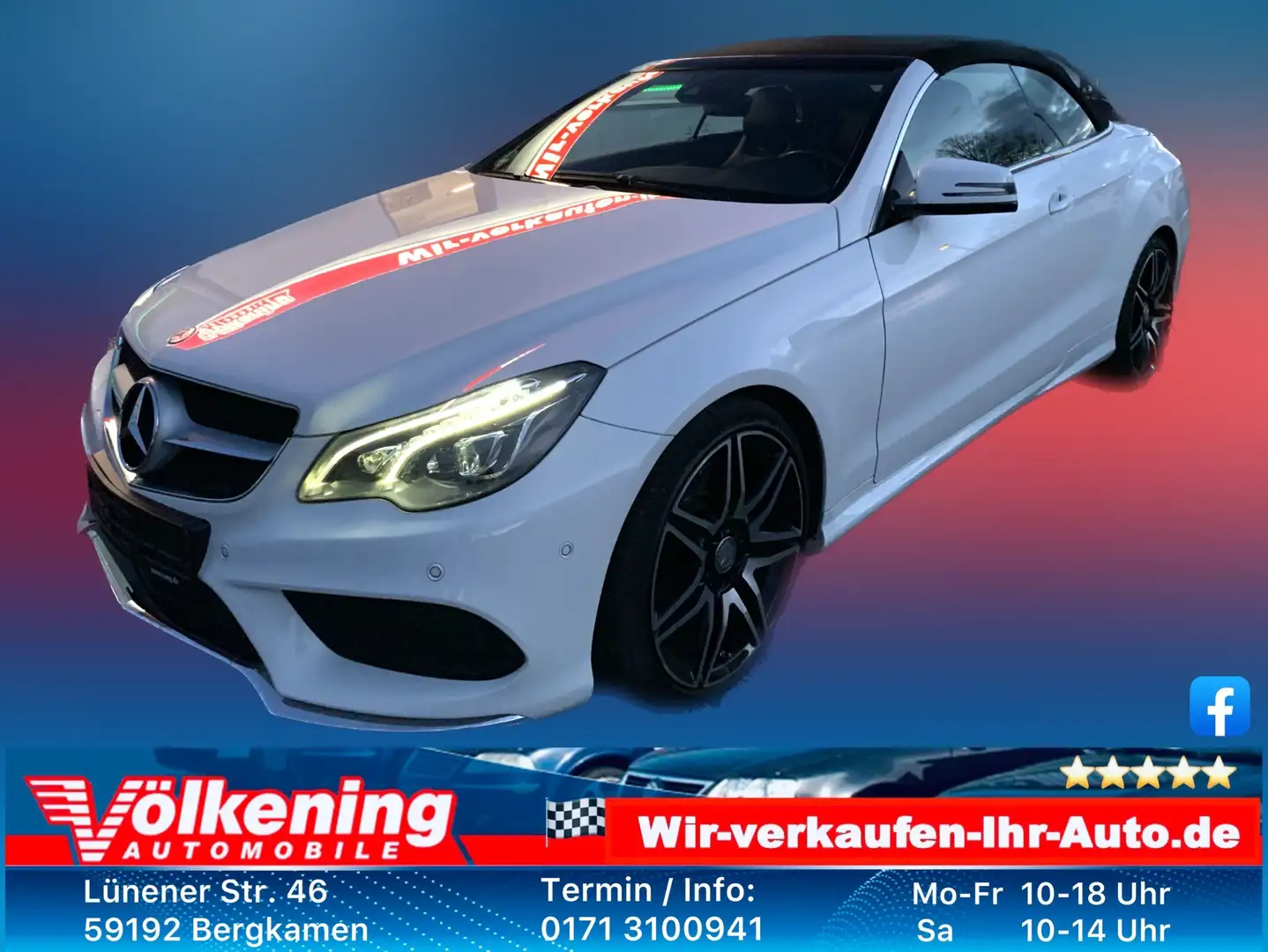 Mercedes-Benz E 250 E 250 d *incl. Mwst.! *AMG PlusL *LED *Park Assist Weiß - 2