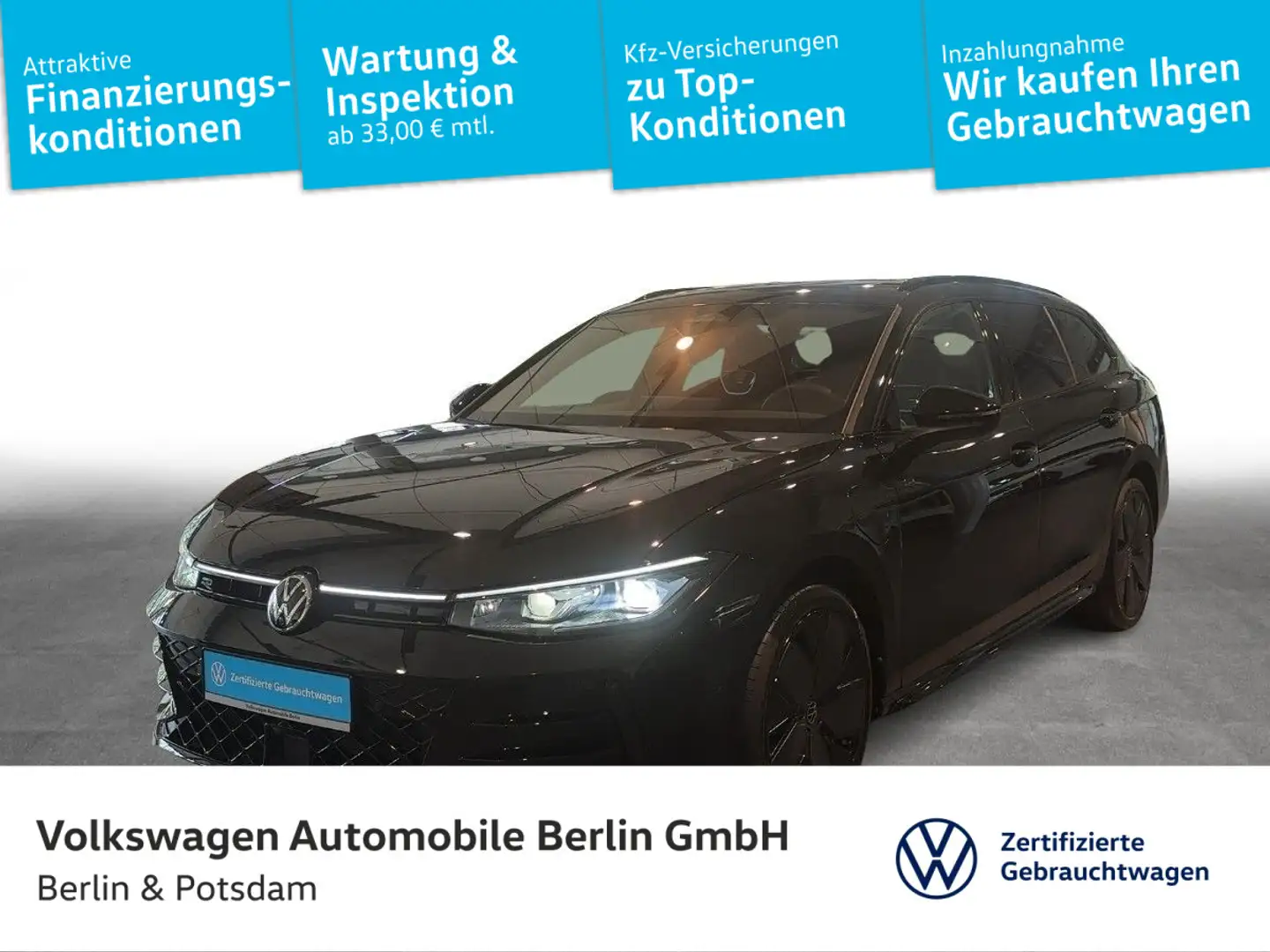 Volkswagen Passat Variant 1.5TSI DSG R-Line BLACK eHybrid P Schwarz - 1