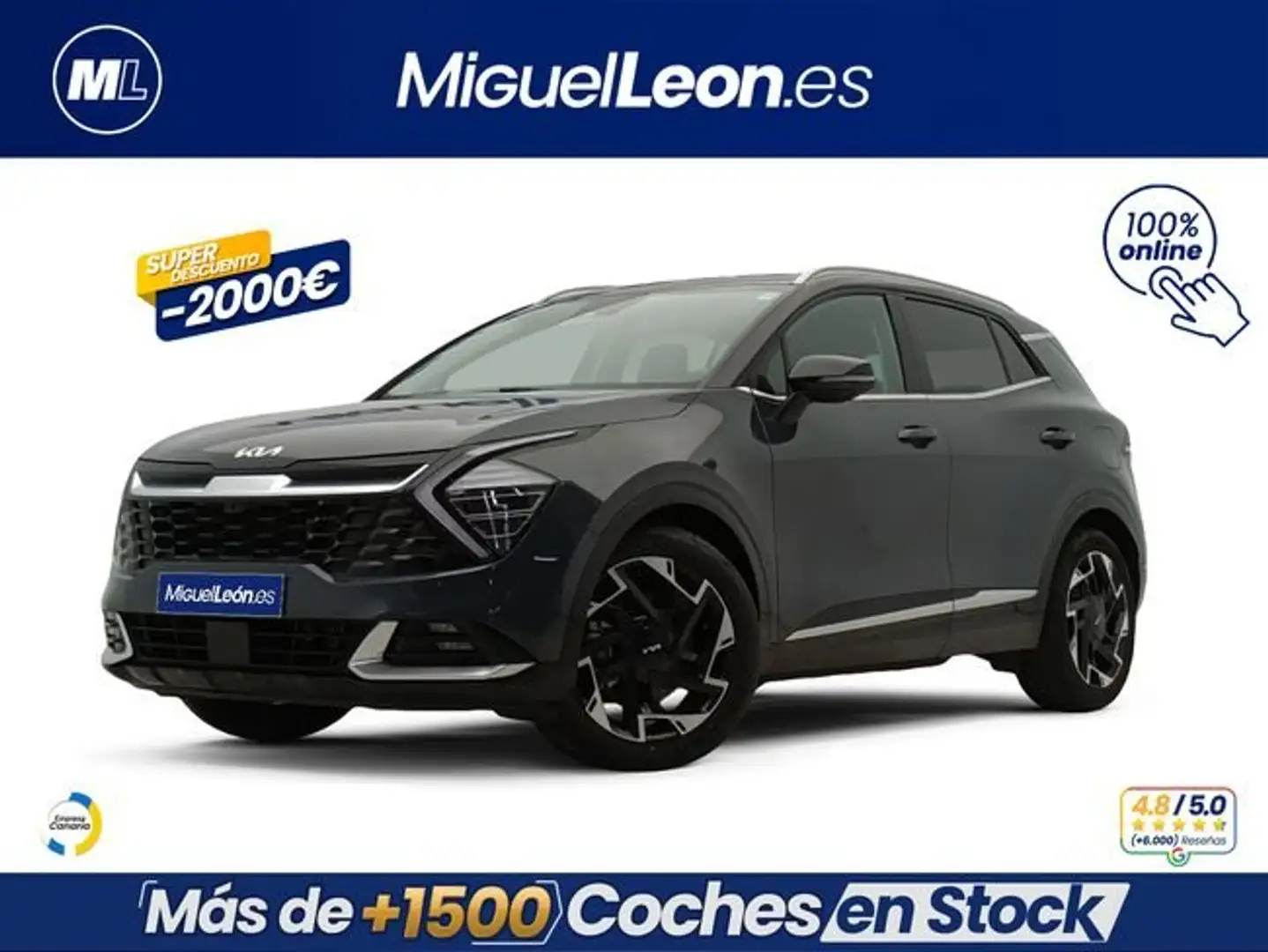 Kia Sportage 1.6 T-GDi 110kW (150CV) Drive 4x2 Negro - 1