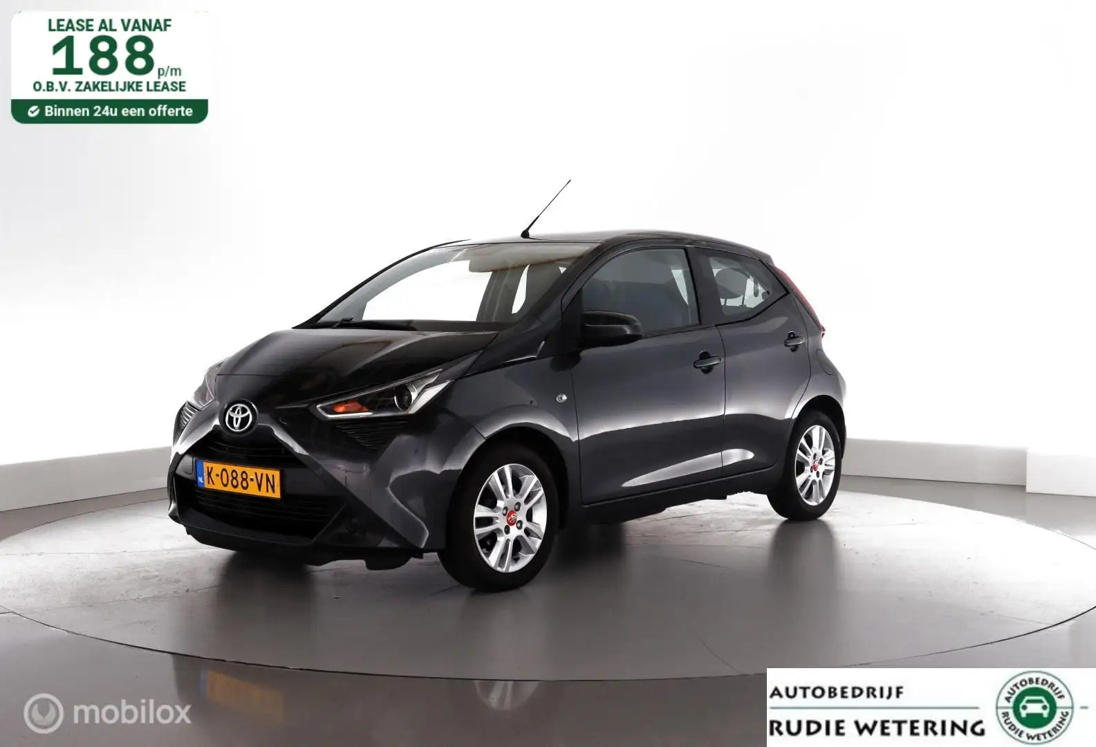 Toyota Aygo 1.0 VVT-i 72pk X-Play applecarplay|airco|camera|da Grijs - 1