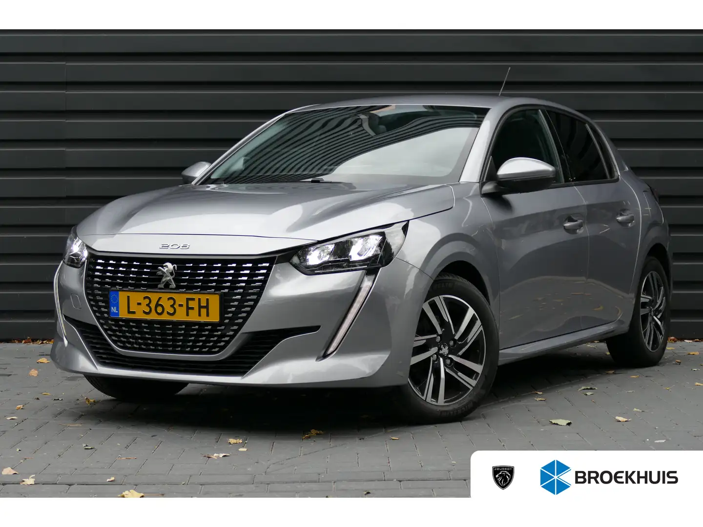 Peugeot 208 1.2 PURETECH 100PK 5-DRS ALLURE PACK / NAVI / LED Gris - 1