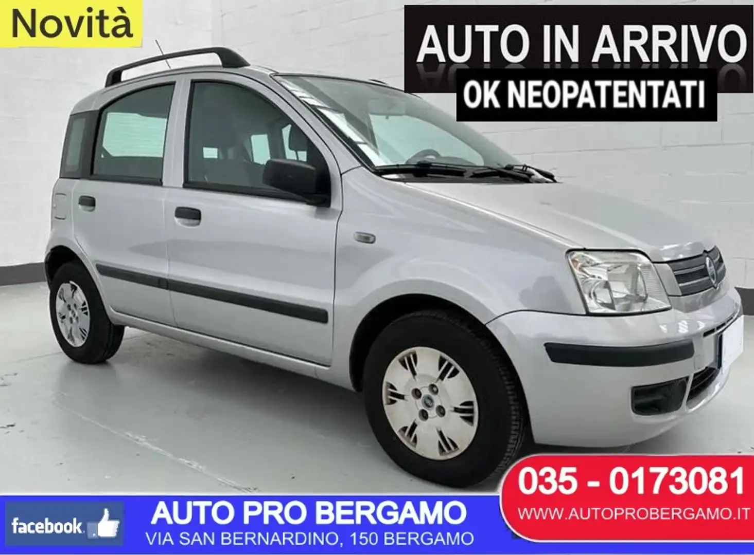 Fiat Panda 1.2 Dynamic eco Argento - 1