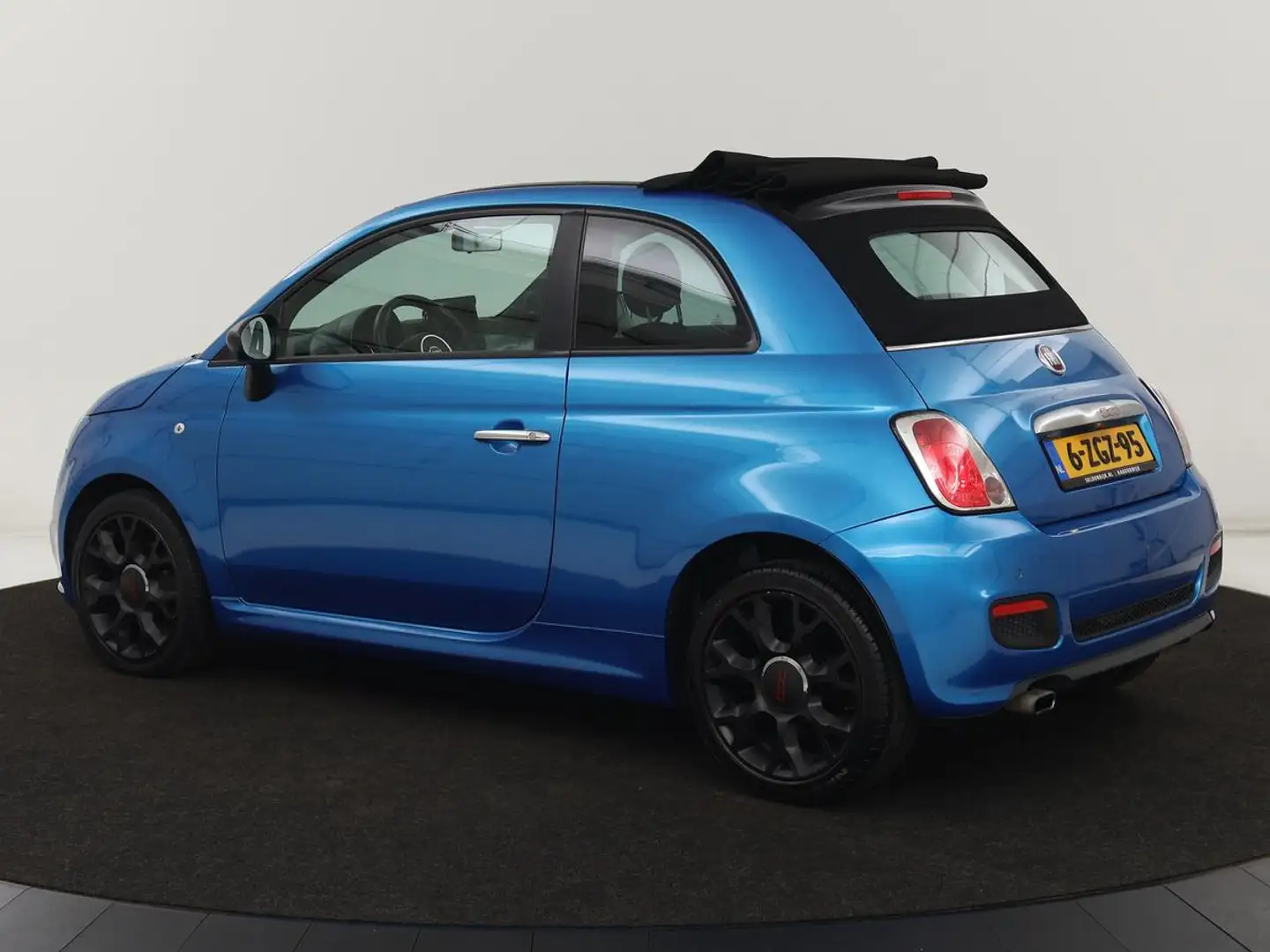 Fiat 500C 0.9 TwinAir Turbo 500S | Camera | Vouwdak | Climat Blu/Azzurro - 2