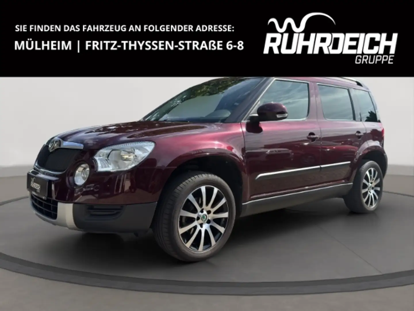 Skoda Yeti Active Plus Edition AHK-abnehmbar Klimaautom SHZ P Rot - 1
