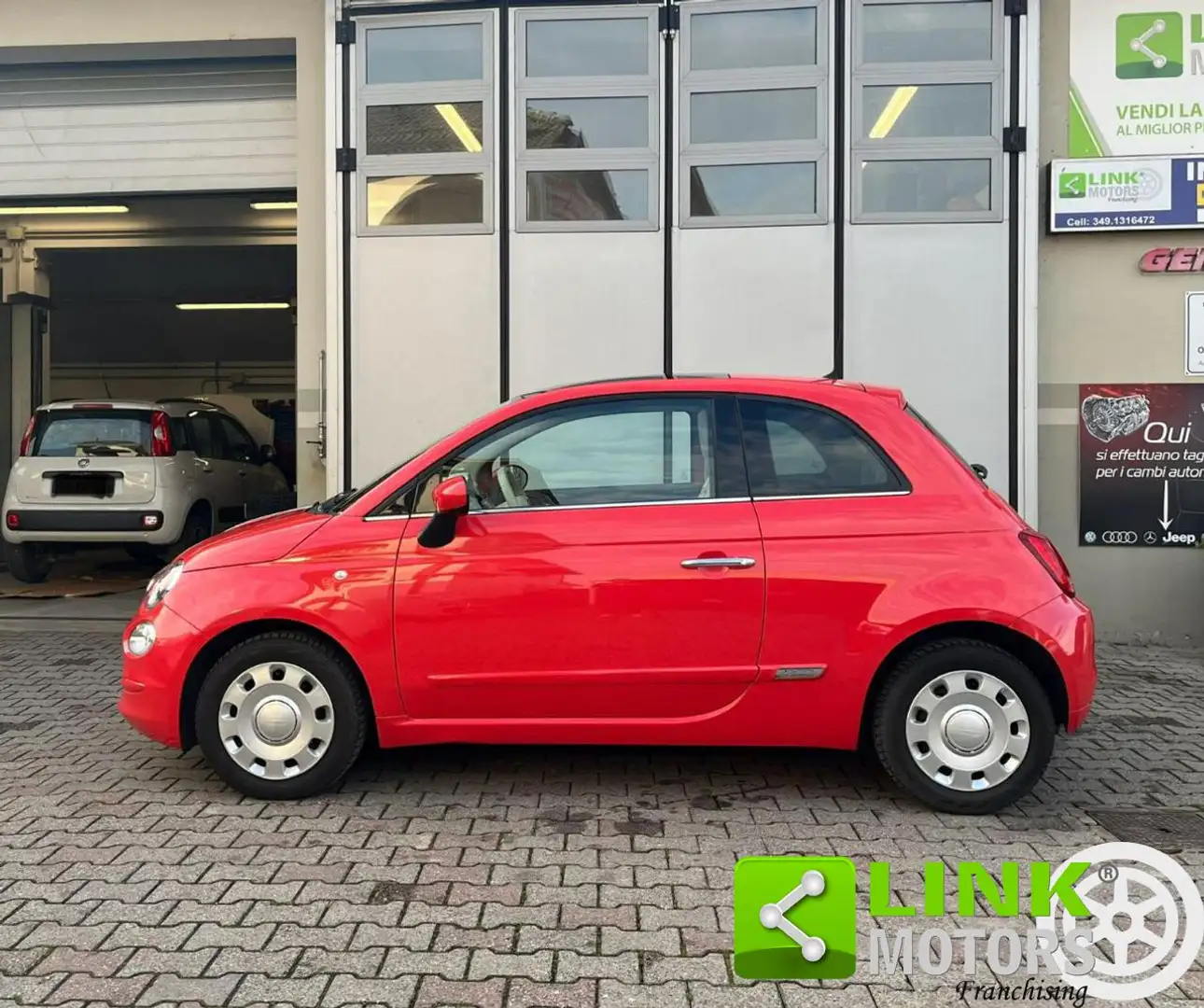 Fiat 500 1.2 Lounge NEOPATENTATI Orange - 2