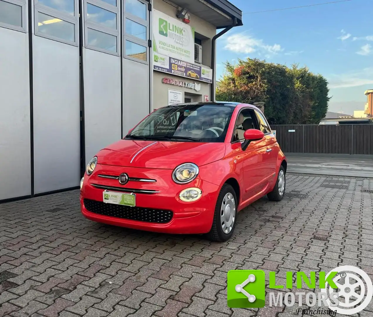 Fiat 500 1.2 Lounge NEOPATENTATI Orange - 1