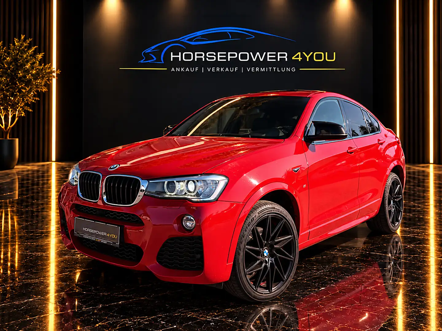 BMW X4 xDrive 30d Österreich-Paket Aut. M-Paket/H&K/36... Rot - 1
