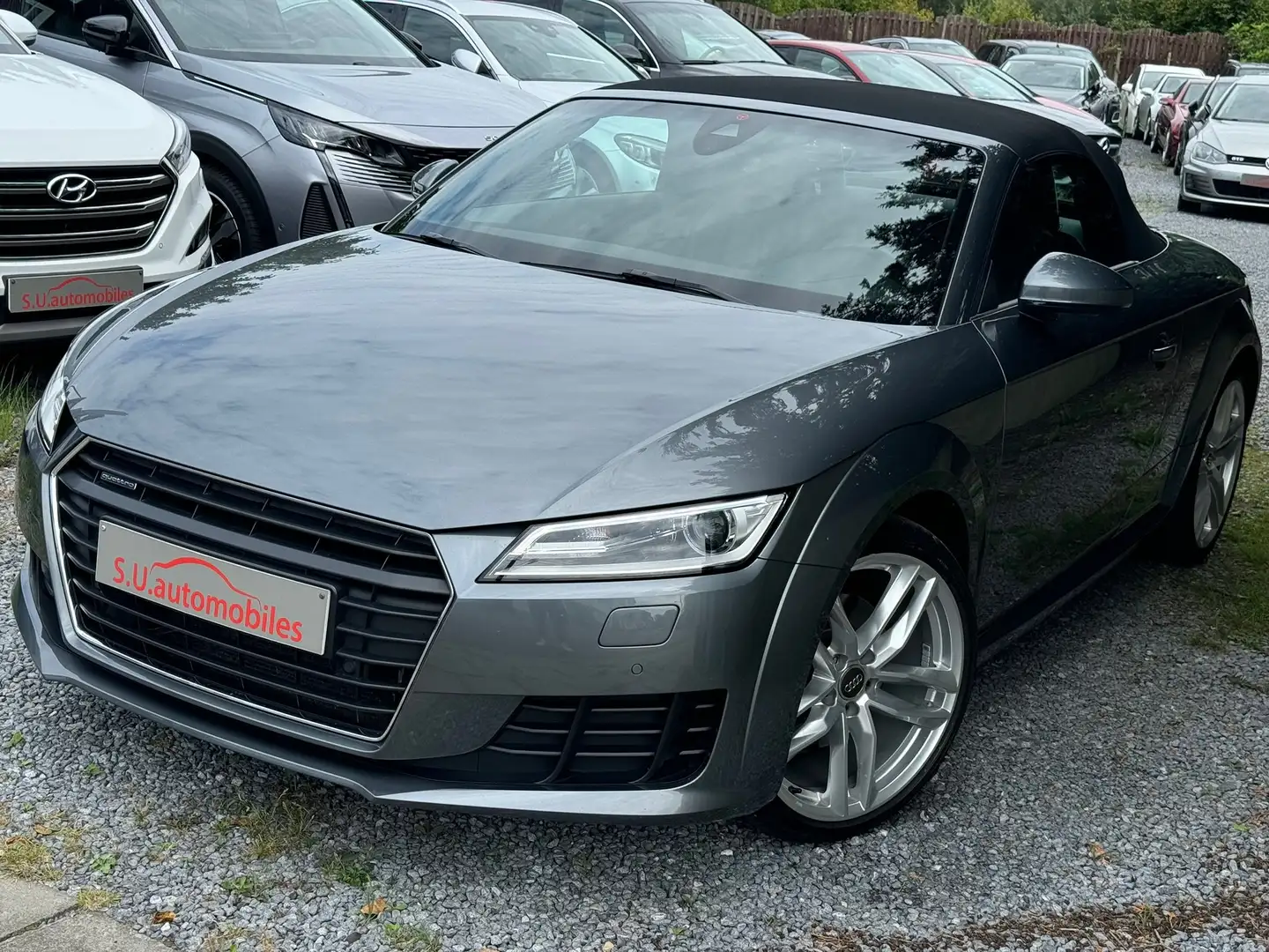 Audi TT 2.0 TFSI Quattro S Tronic  AUTO full +GAR Grijs - 2