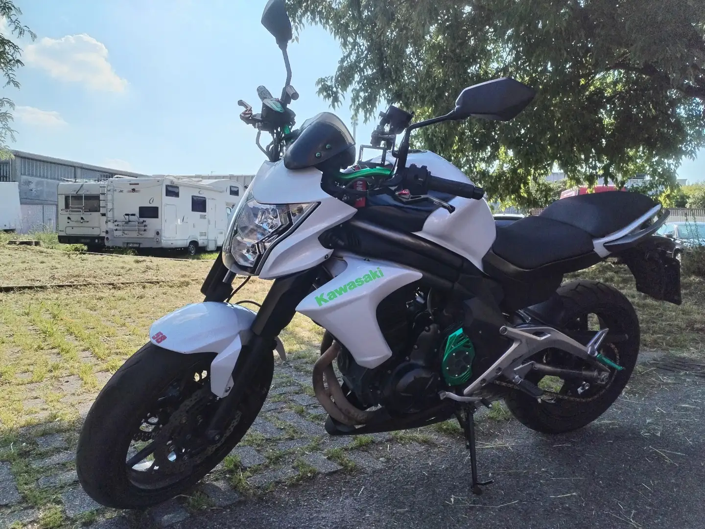 Kawasaki ER - 6 N Blanc - 1