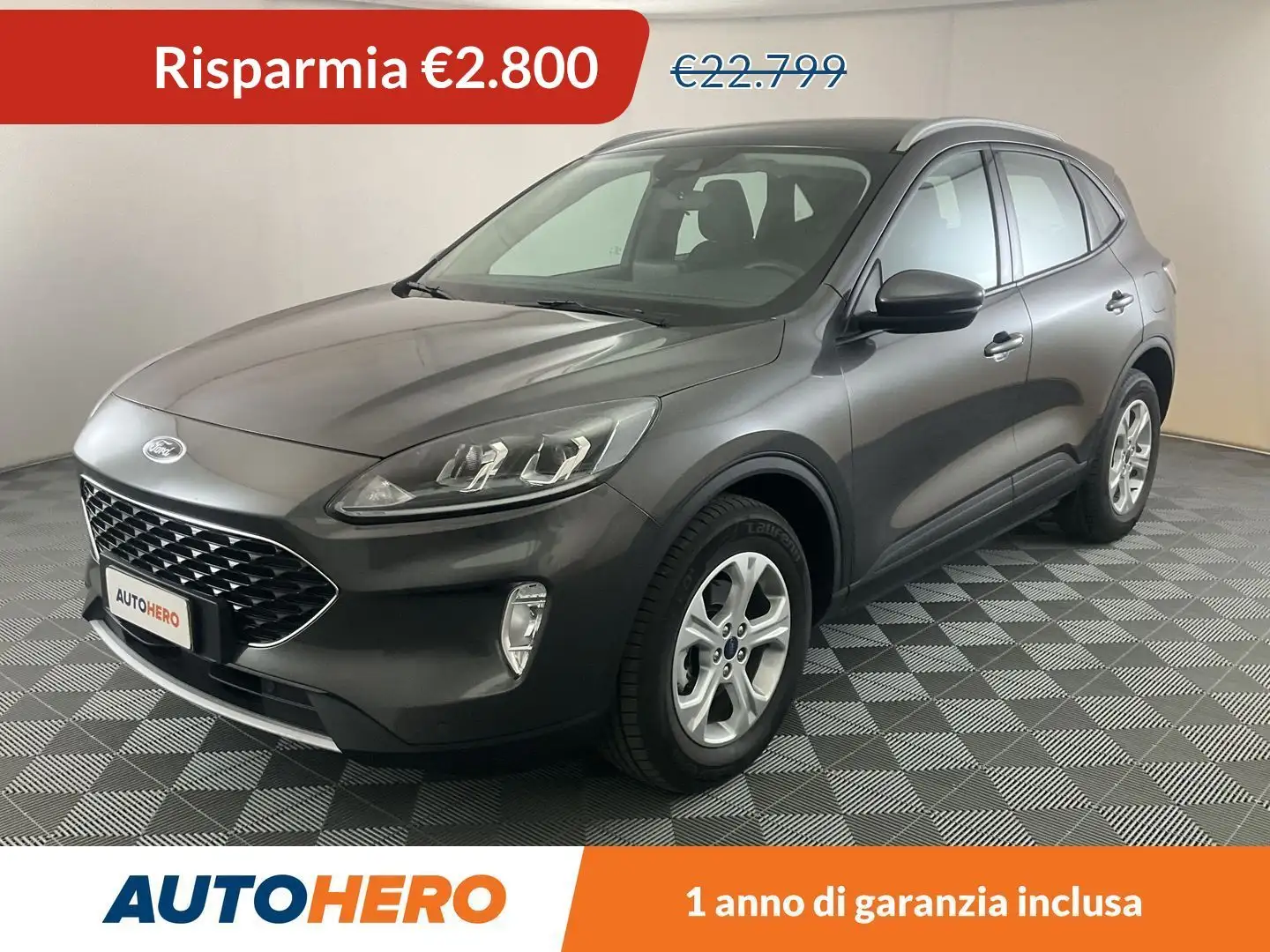 Ford Kuga 1.5 TDCi EcoBlue Connect 120 CV Gris - 1