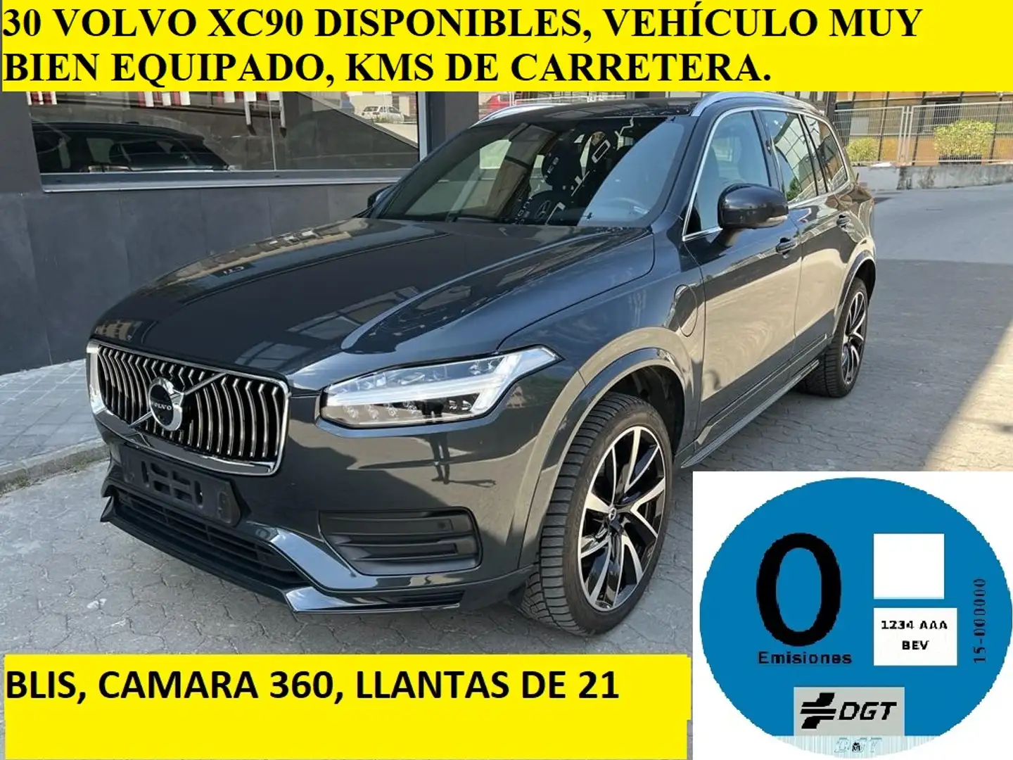 Volvo XC90 T8 Twin Business Plus AWD Aut. Gris - 1