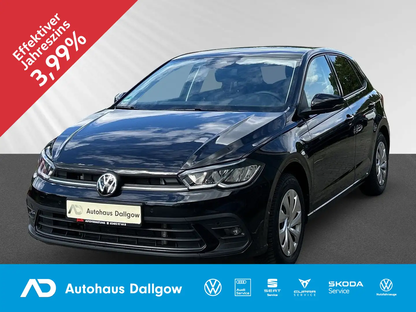 Volkswagen Polo Goal Life 1.0l 116PS*DSG+Alarm+Nav+WiRä+RFK Schwarz - 1