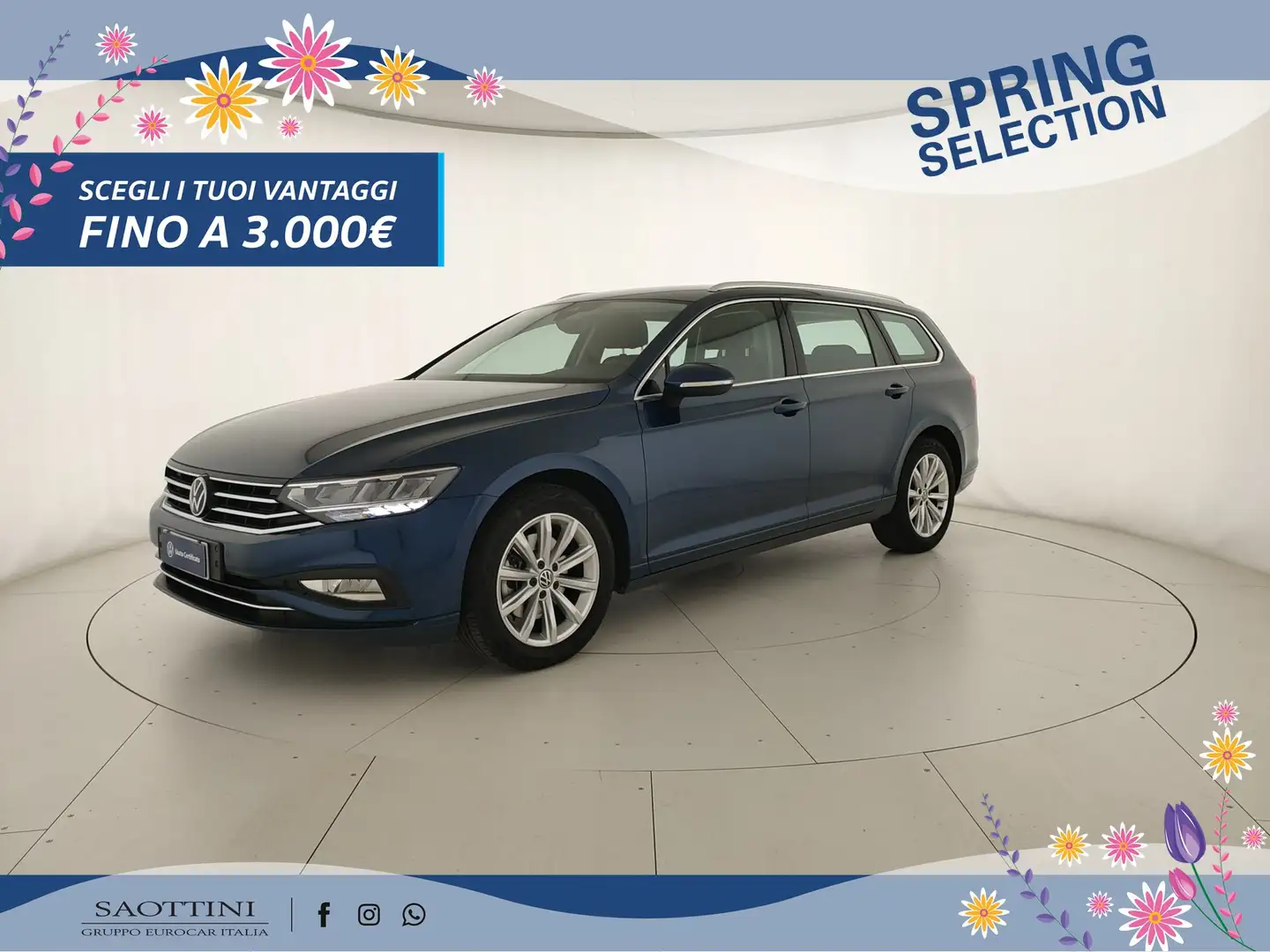 Volkswagen Passat Variant Variant 2.0 TDI Business 150 CV DSG Bleu - 1