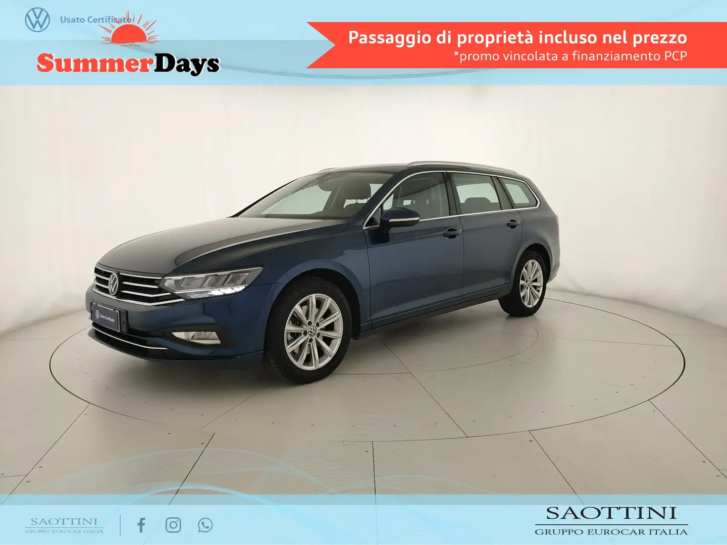 Volkswagen Passat Variant Variant 2.0 TDI Business 150 CV DSG Azul - 1