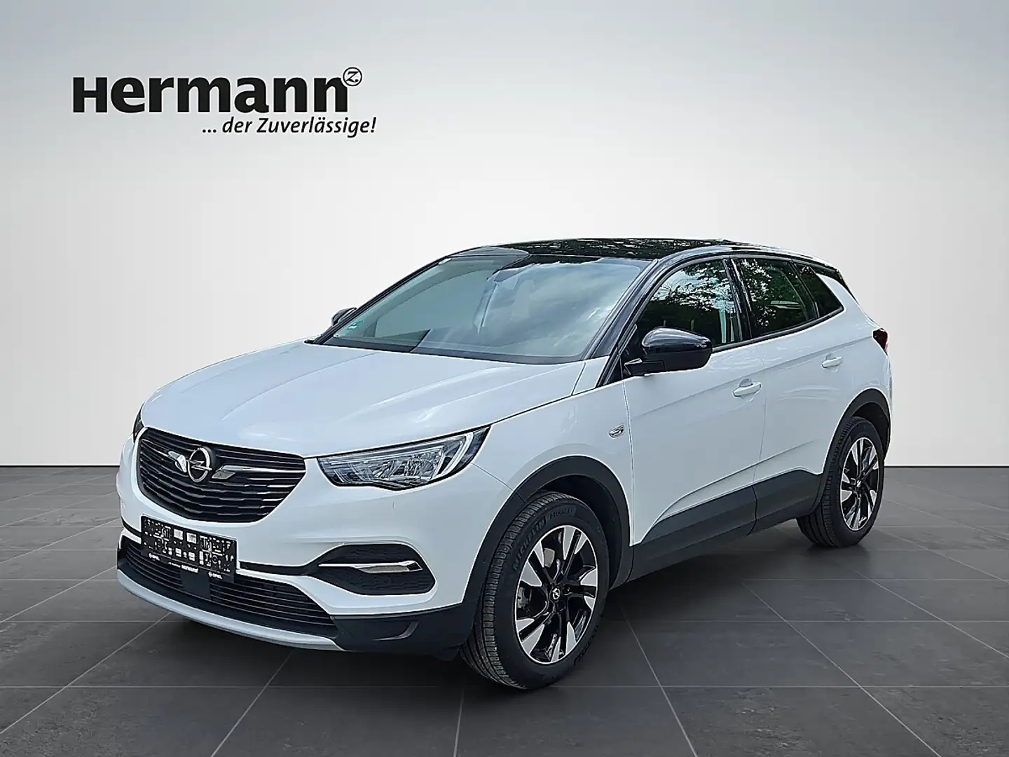 Opel Grandland X 1.5 D Elegance mit AHK abnehmbar Weiß - 1