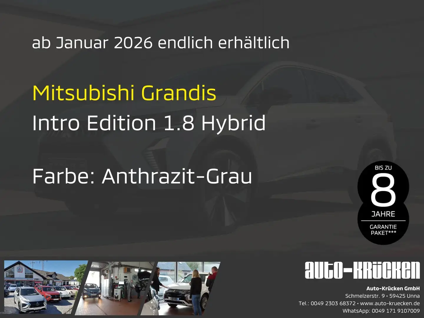 Mitsubishi Grandis Intro Edition 1.8 Hybrid - ab 2026 / 8-J Garantie Gris - 1