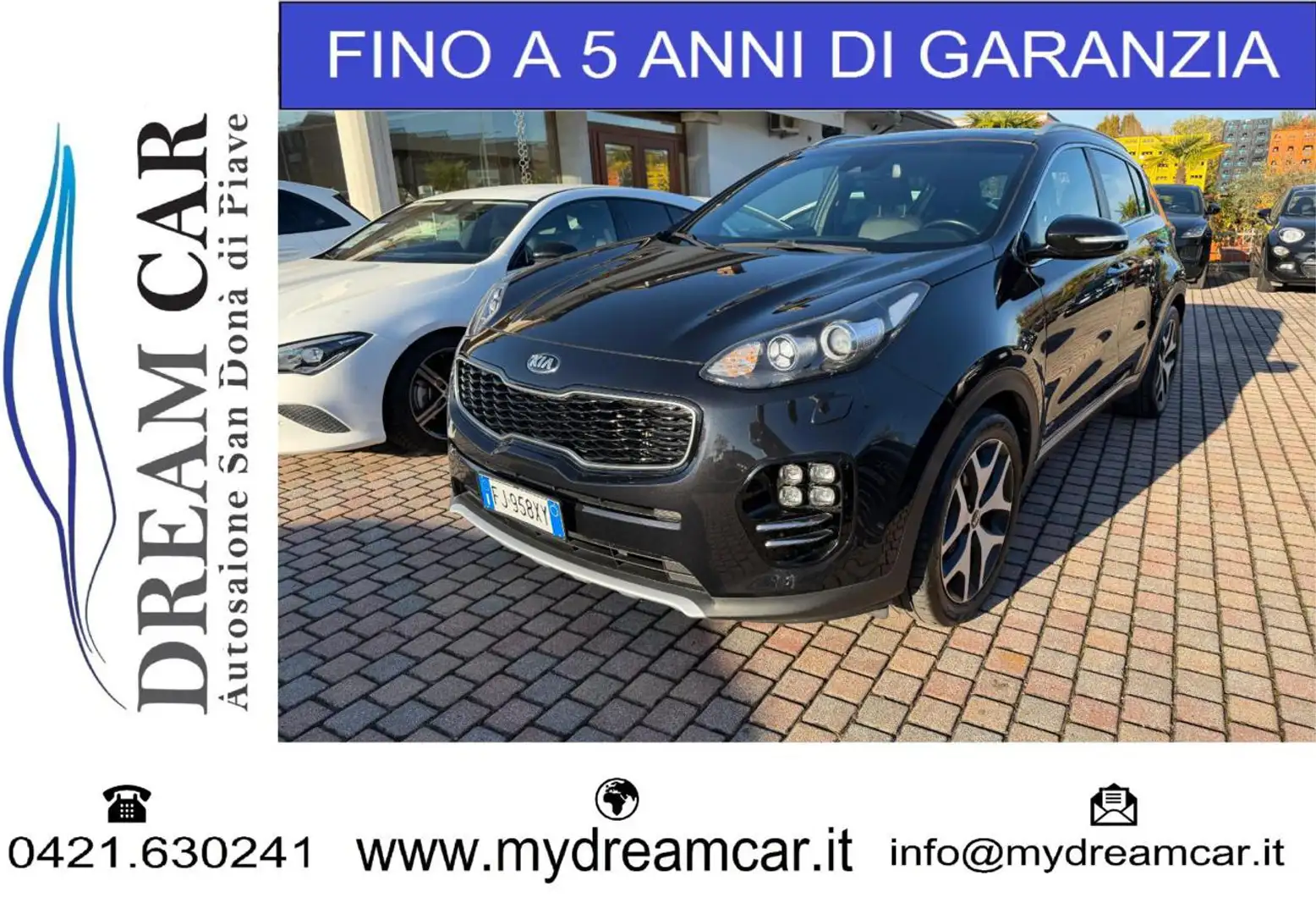 Kia Sportage 2.0 CRDI 185 CV AWD GT Line Grigio - 1