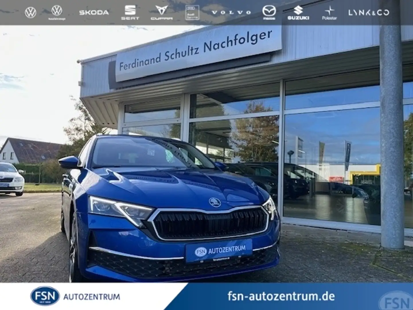 Skoda Octavia Combi 1.5 TSI mHEV Selection MATRIX NAVI AHK-Vorb Blau - 1