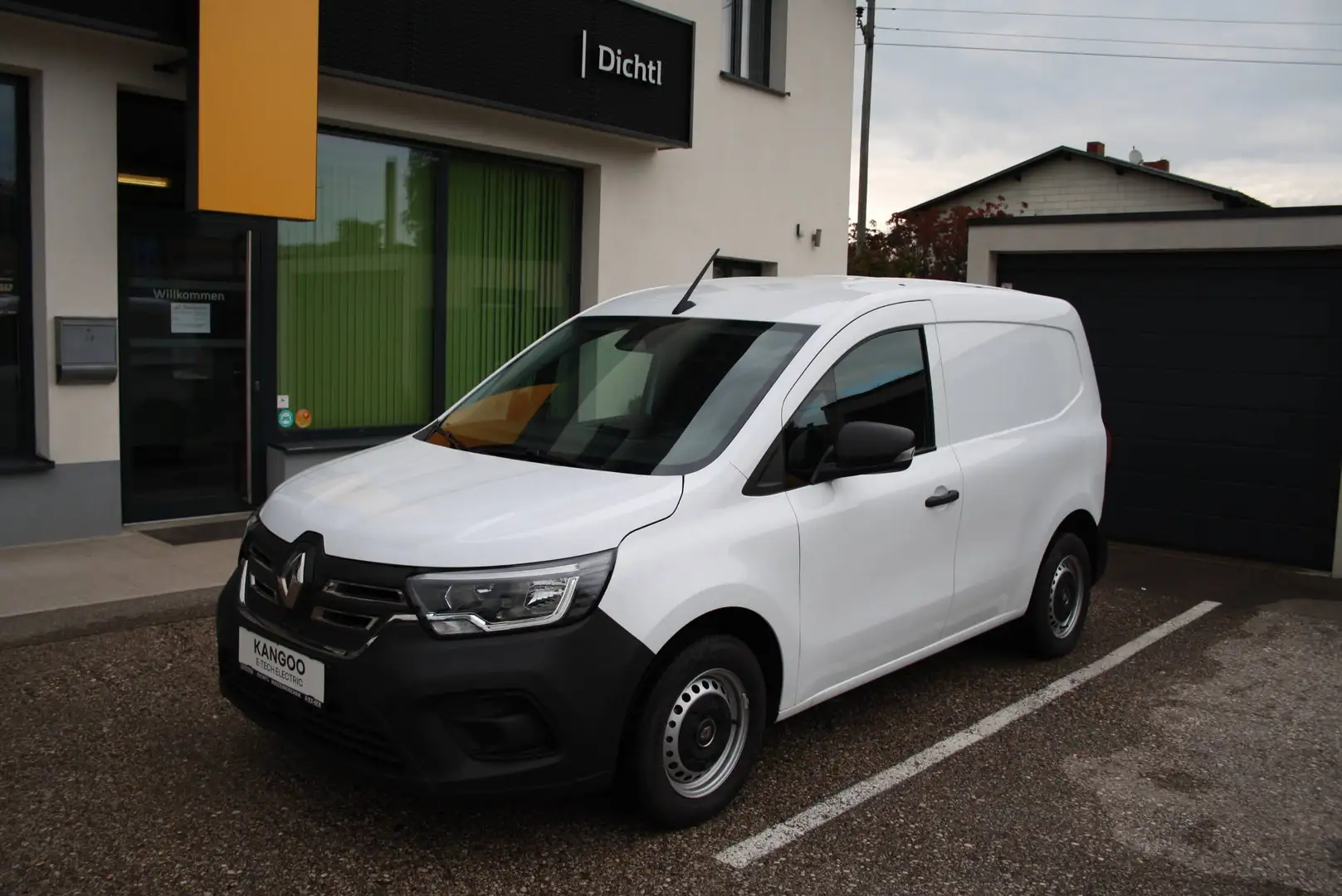 Renault Kangoo E-TECH VAN L1 E-Tech Electric Advance EV45 CCS 75KW Schnelllader + 22KW-Lader Weiß - 1