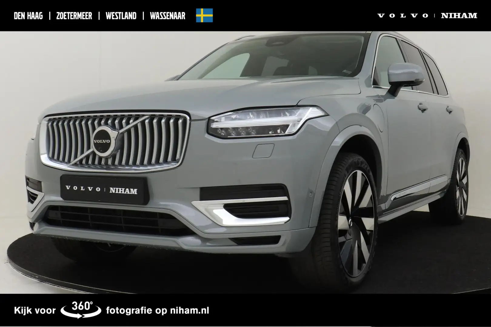 Volvo XC90 T8 RECHARGE AWD ULTIMATE BRIGHT -PANO.DAK|BOWERS&W Grijs - 1