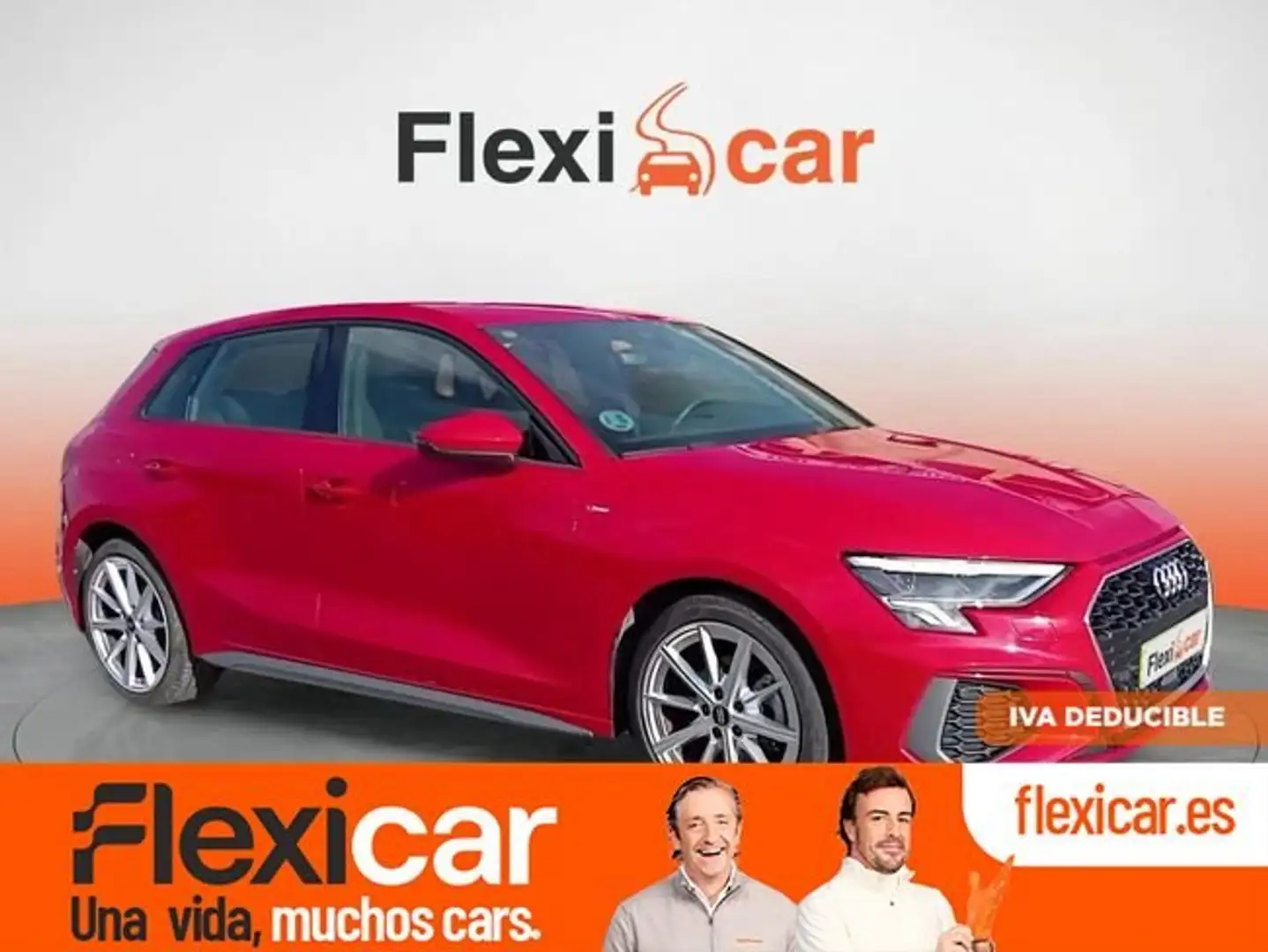 Audi A3 Sportback 35TDI S line S tronic Rouge - 1