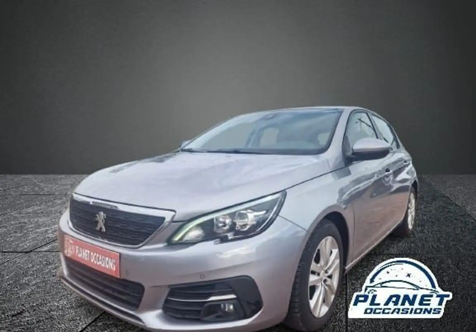 Peugeot 308 1.5 HDi 130 100000km 1°Main 2019 TVA Gris - 1