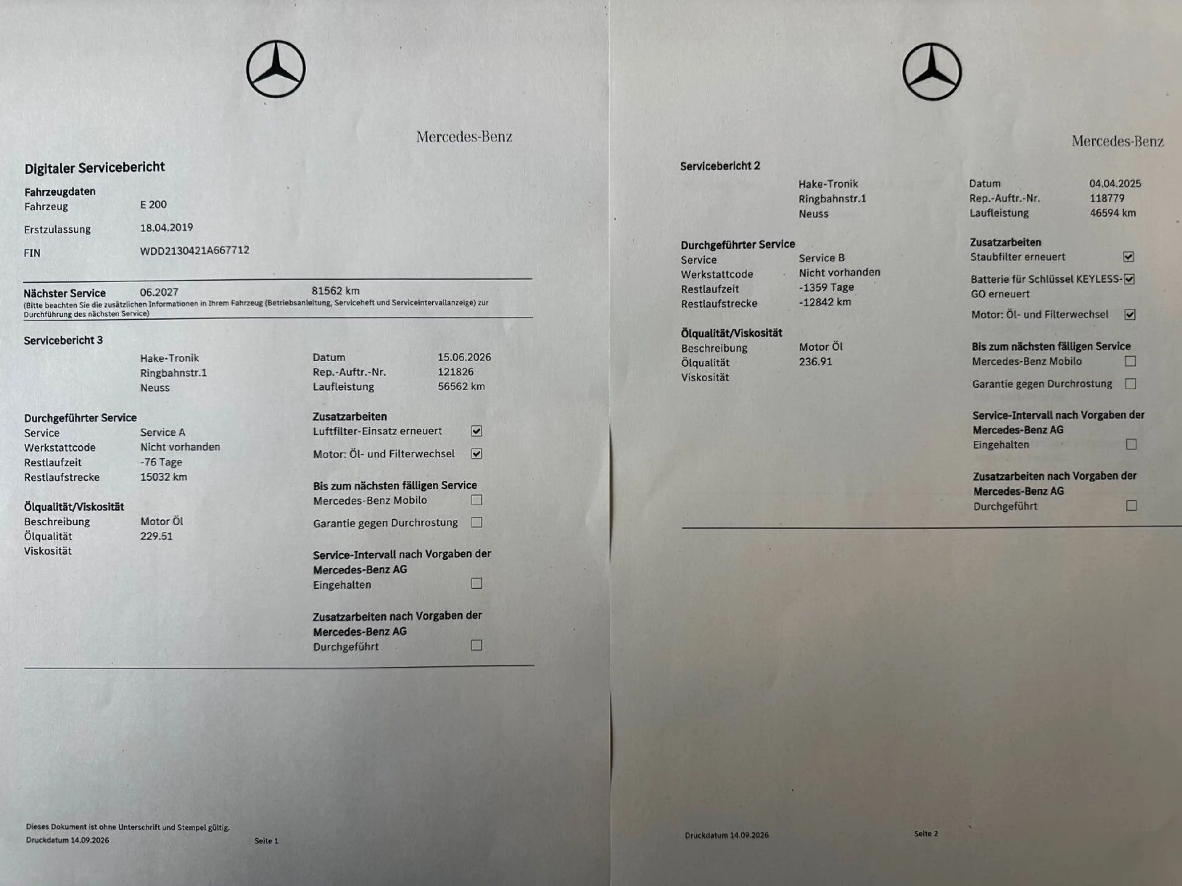 Mercedes-Benz E 200 Lim. Automatik | Exclusive | Business | — photo 47