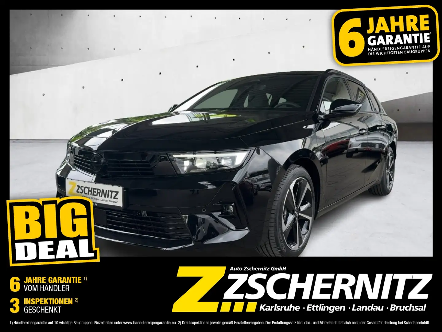 Opel Astra L Sports Tourer 1.2 Turbo GS Line Schwarz - 1