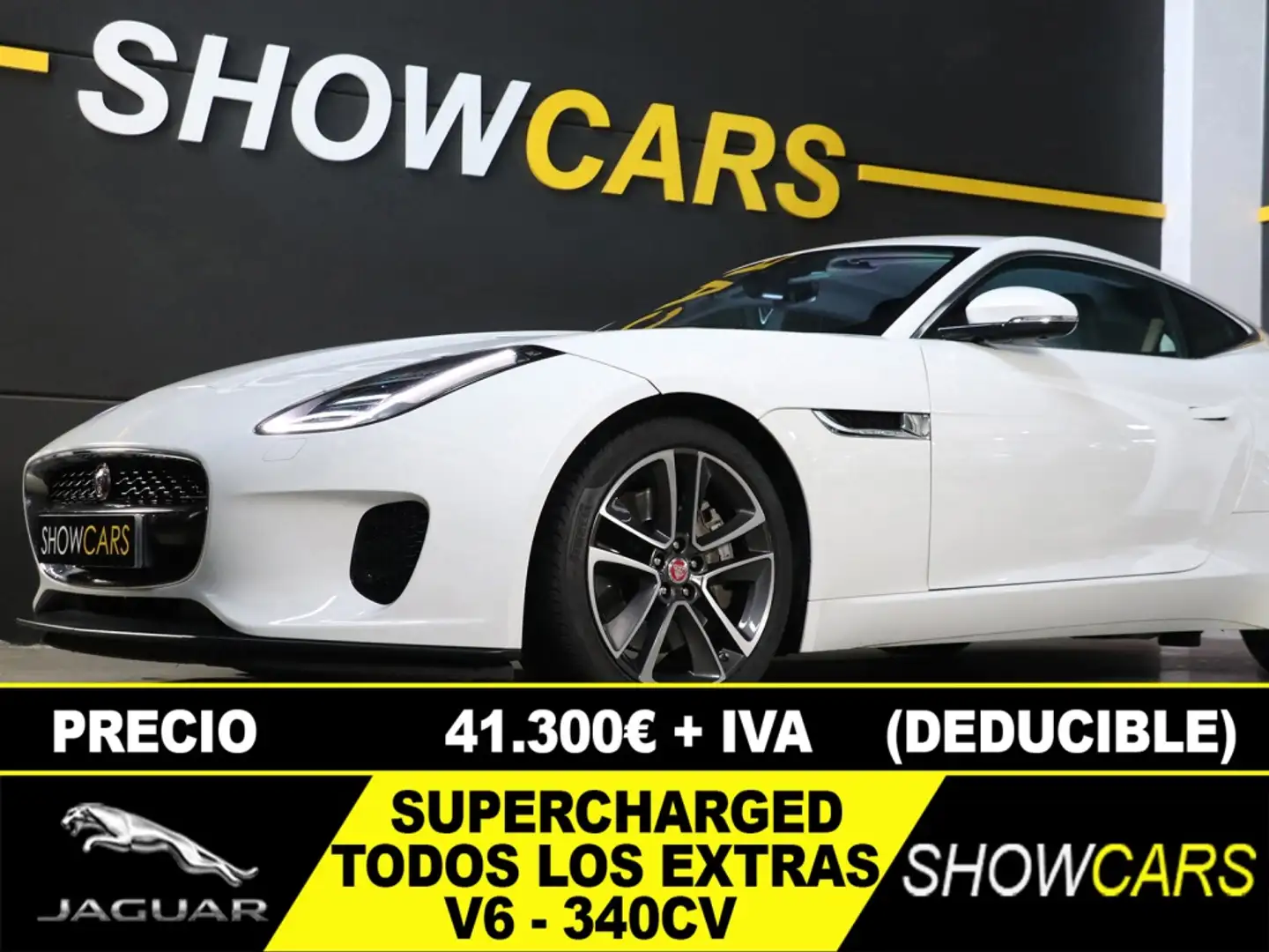 Jaguar F-Type Coupé 3.0 V6 Aut. 340 Blanco - 1