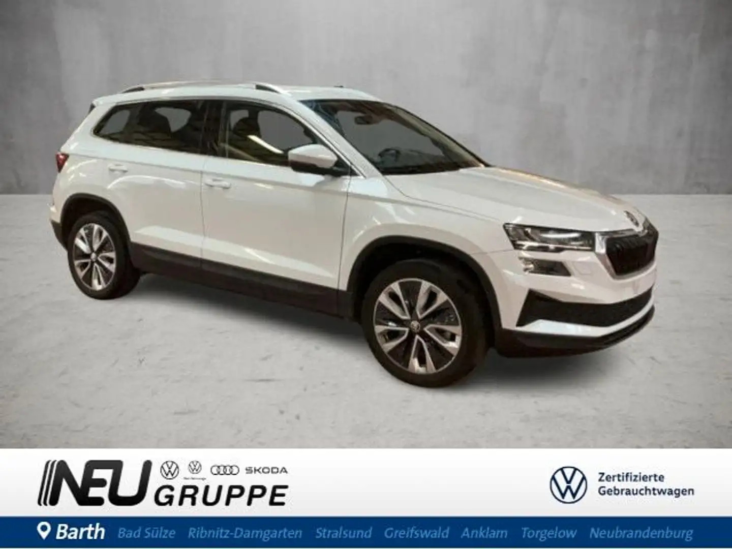 Skoda Karoq Selection 1.5 TSI DSG ACC / LED / Carplay Weiß - 1