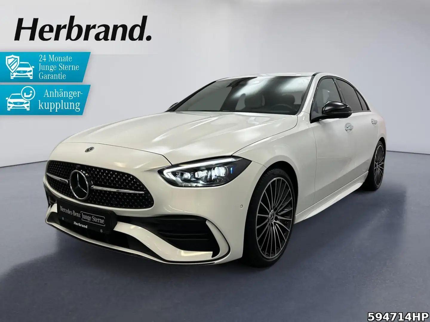 Mercedes-Benz C 300 d AMG DIGITAL L. 360° Kam. Night DISTRONIC Weiß - 1