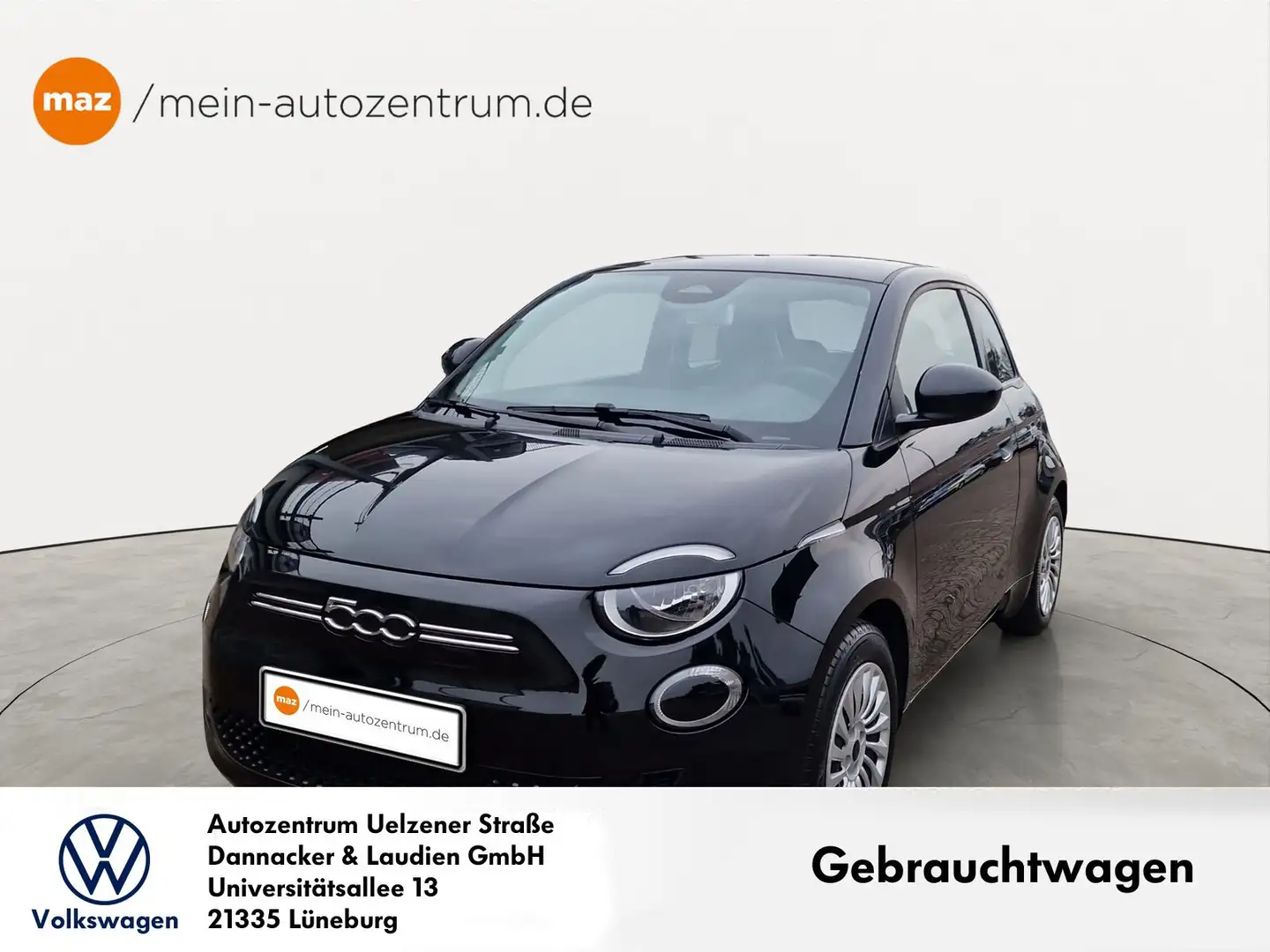Fiat 500e Action 23,8kWh Klima LED-Tagfahrl. uvm. Schwarz - 1